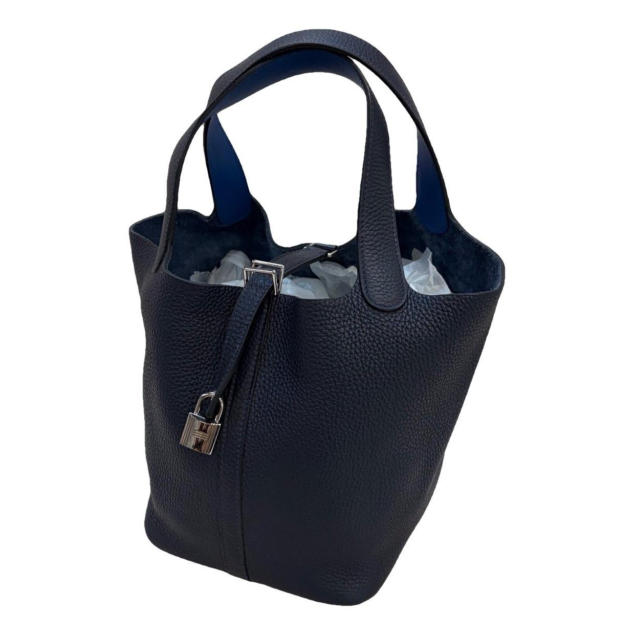Hermes Picotin 22 Handbag Navy