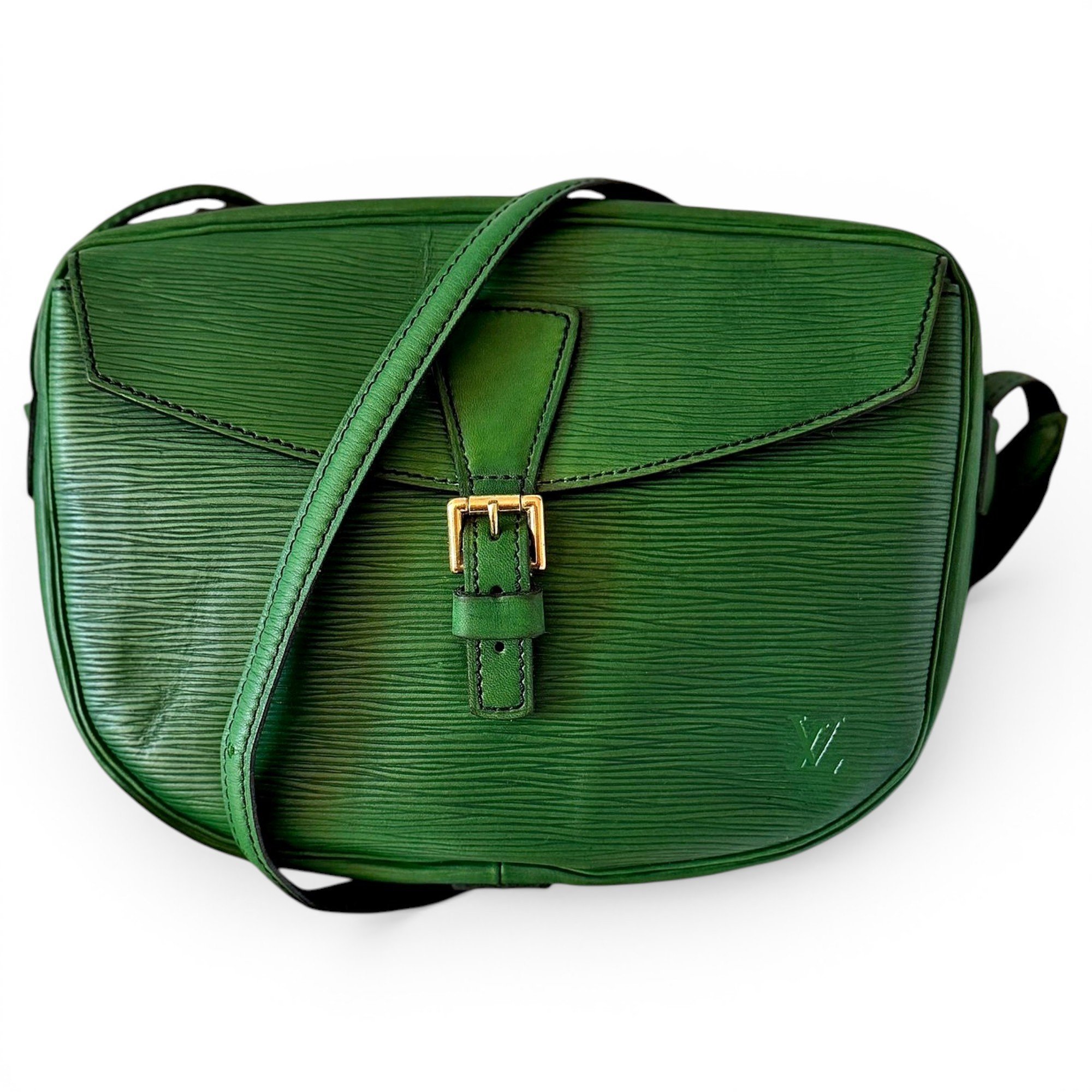 Jeune fille leather crossbody bag
