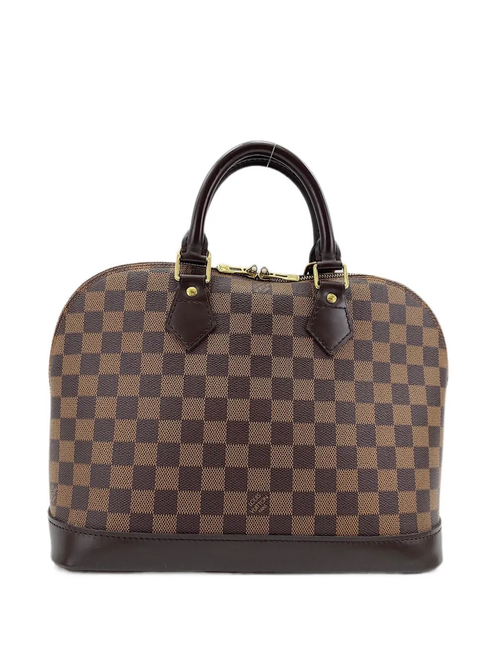 2003 Damier Ebène Alma PM tote bag