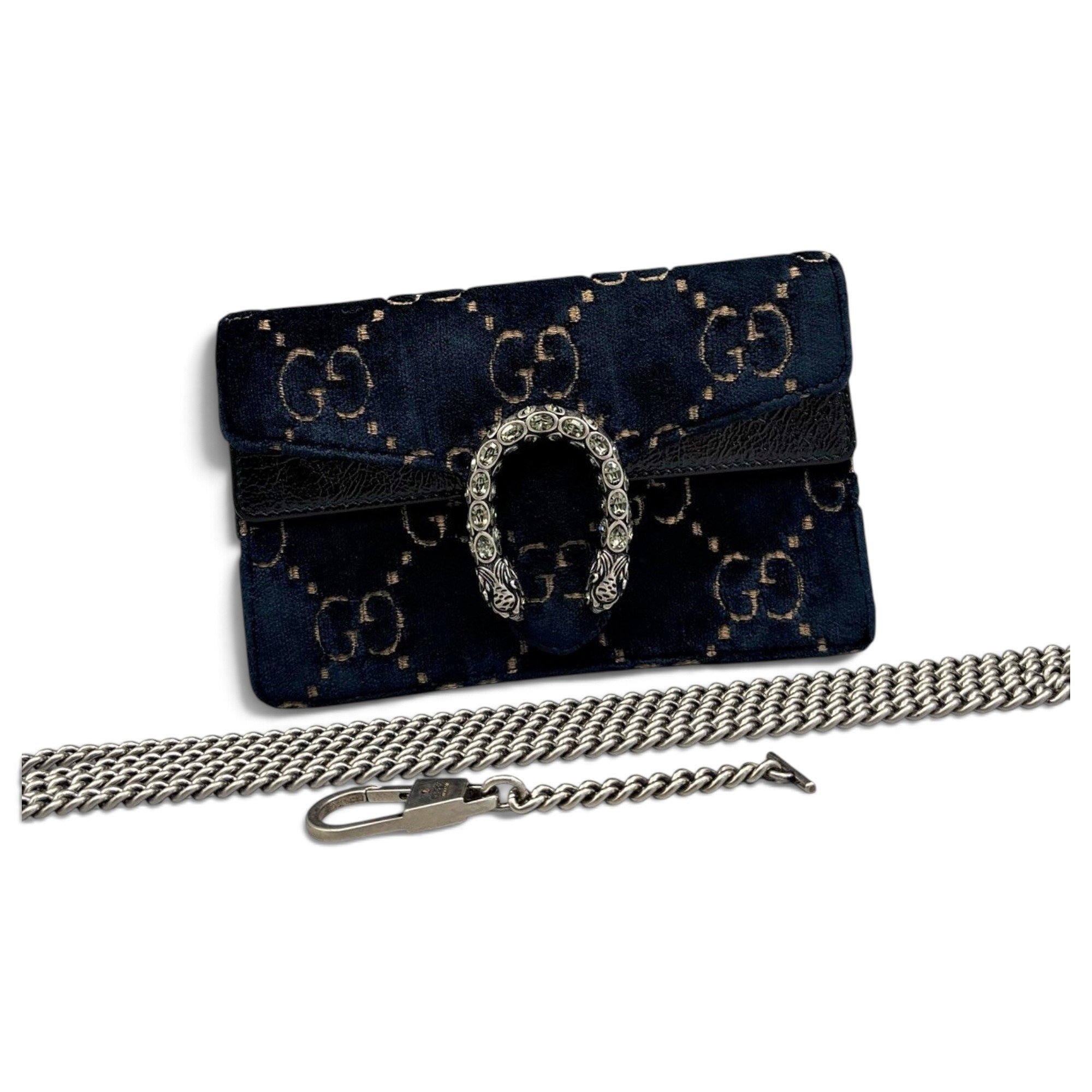 Dionysus Super Mini velvet handbag