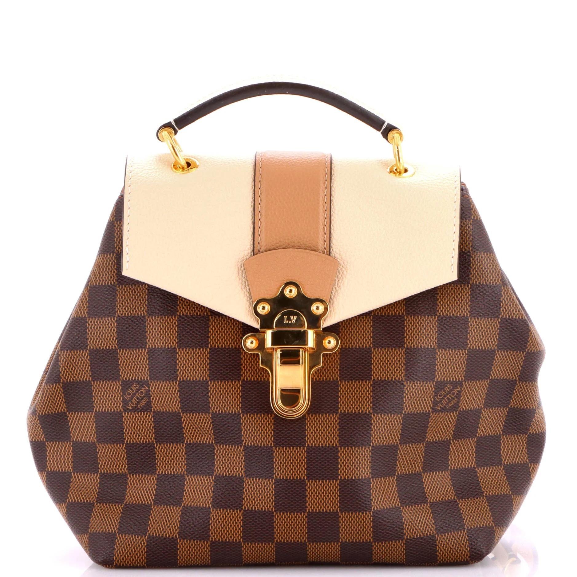 Leather backpack