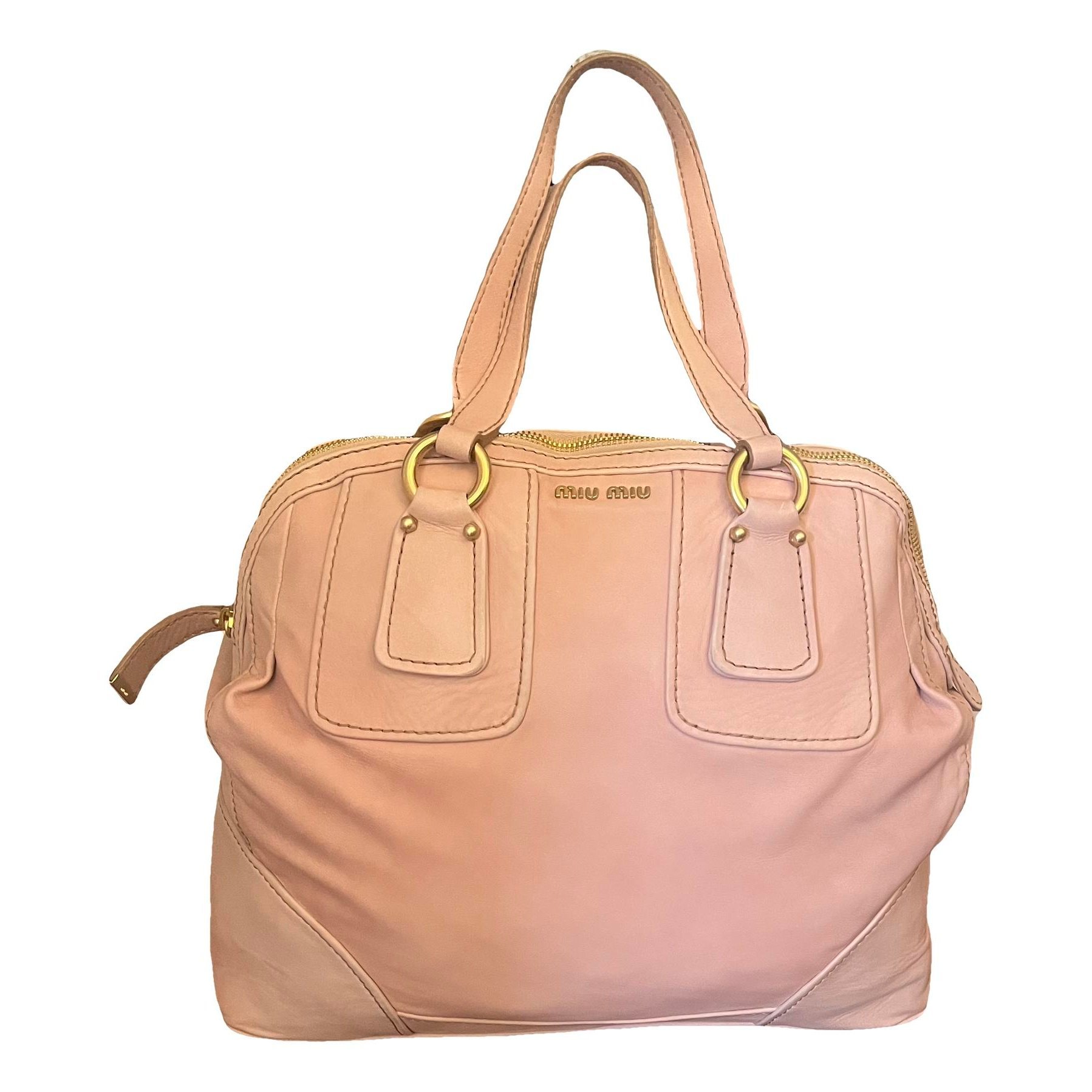 Leather tote