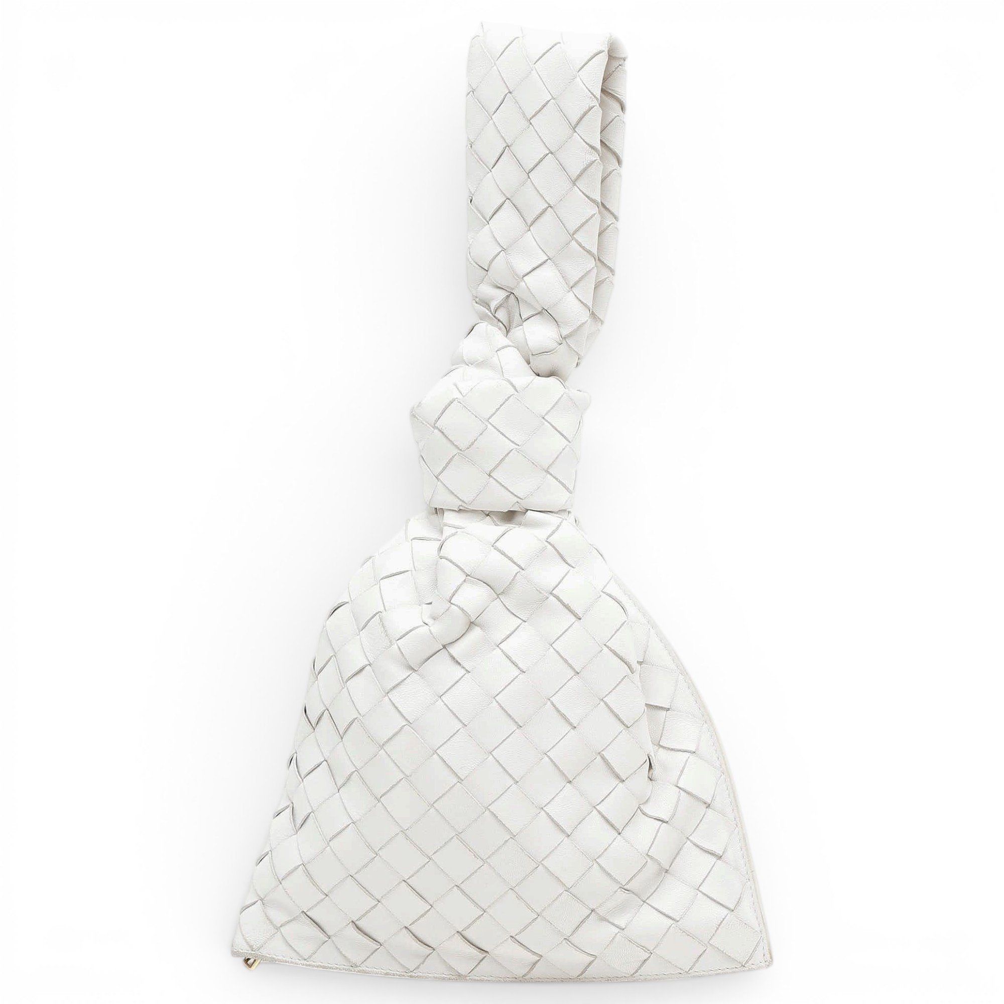 Twist leather handbag