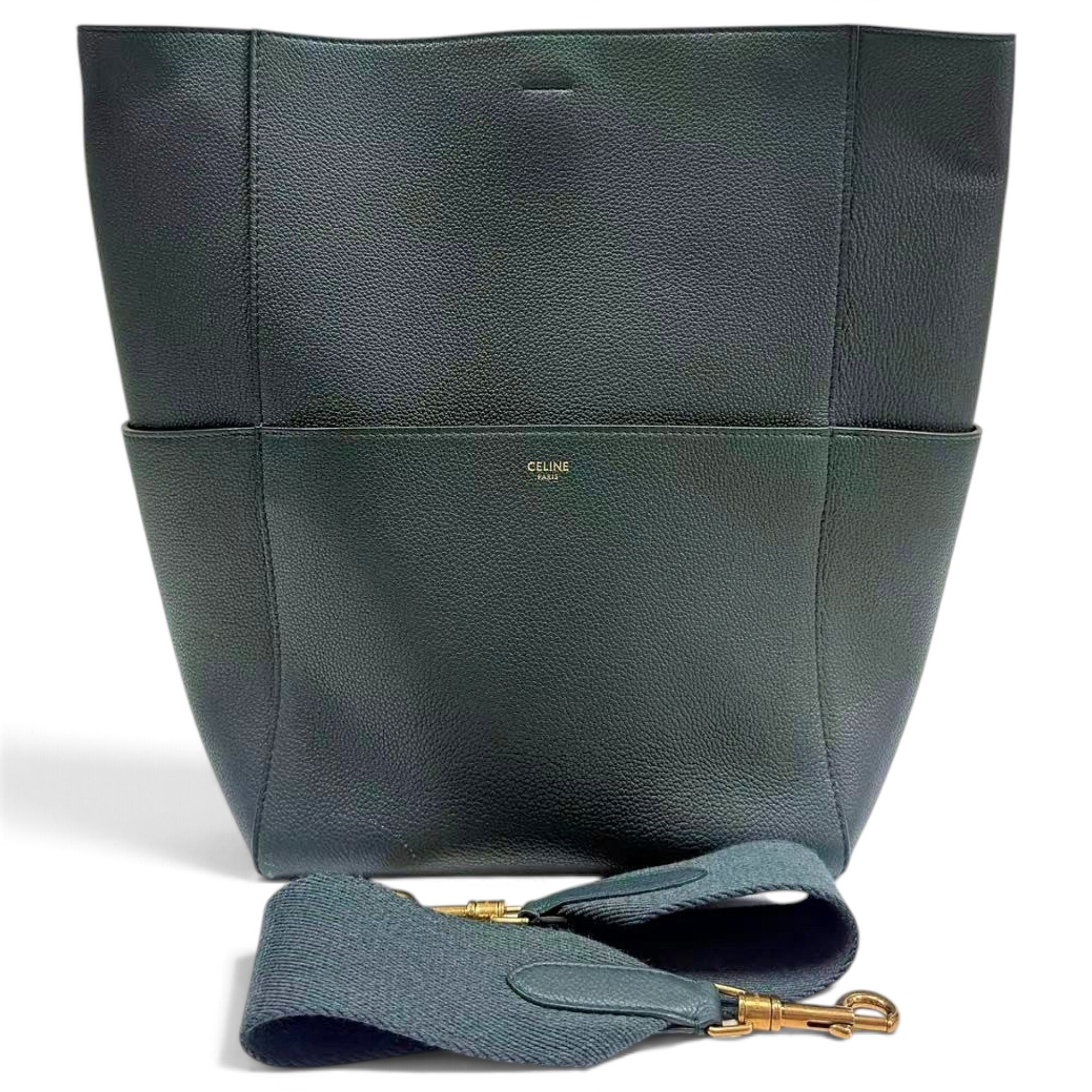Seau Sangle leather tote