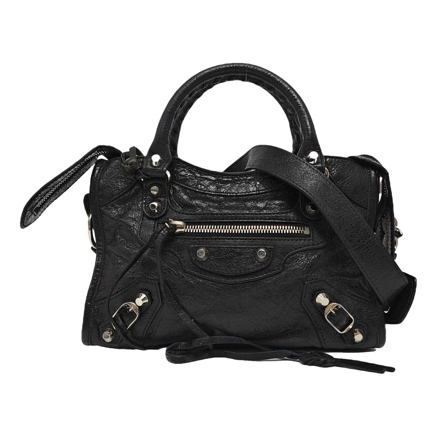 Leather handbag