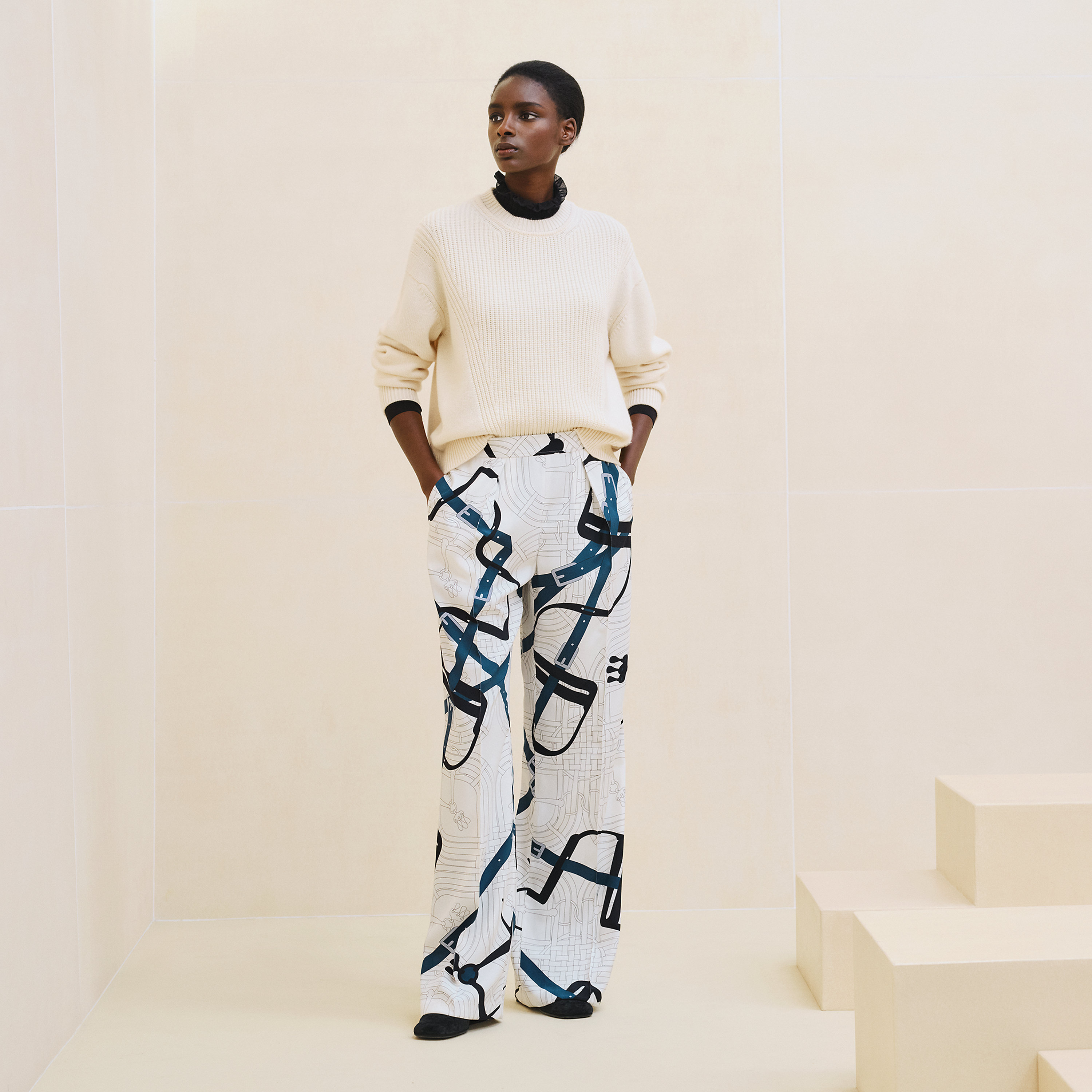 "Mors a Jouets Detoure" pants