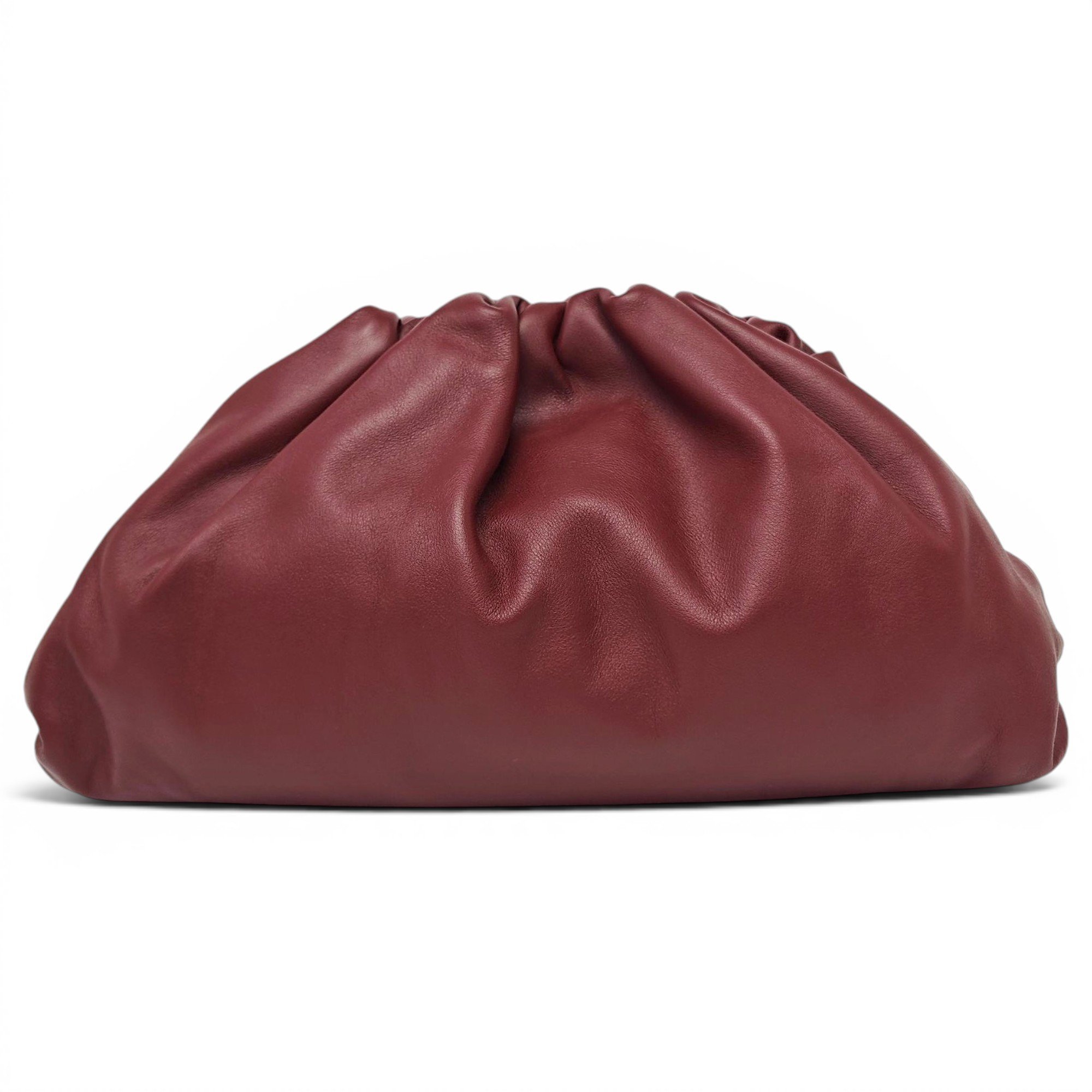 Pouch leather handbag