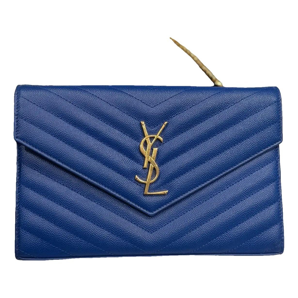Portefeuille enveloppe leather crossbody bag