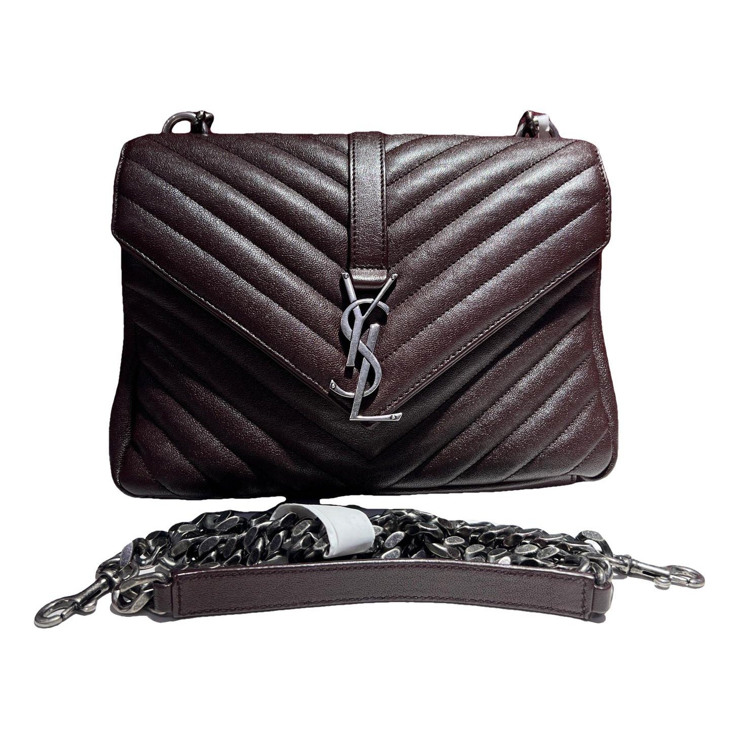 Collége monogramme leather handbag