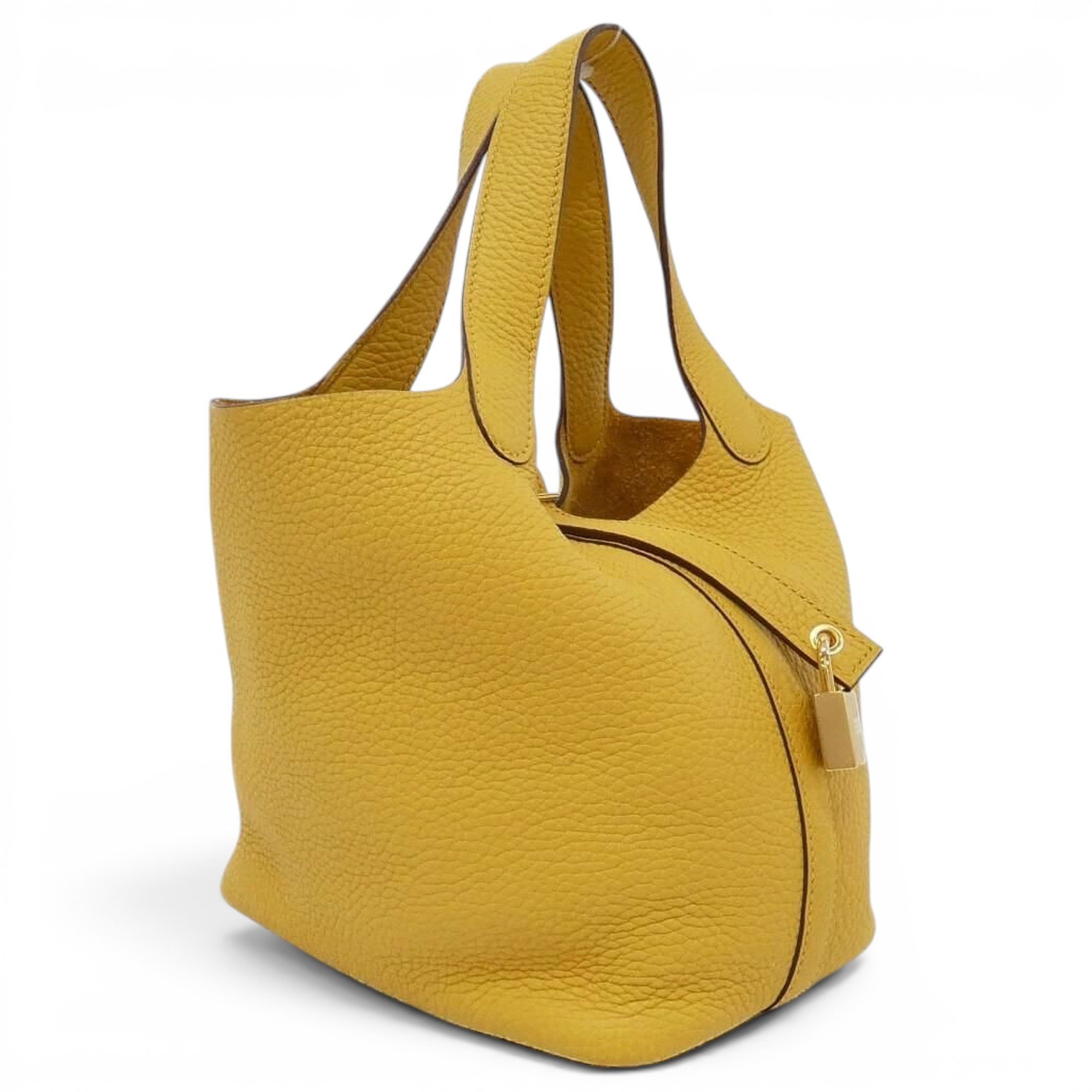 Picotin leather handbag