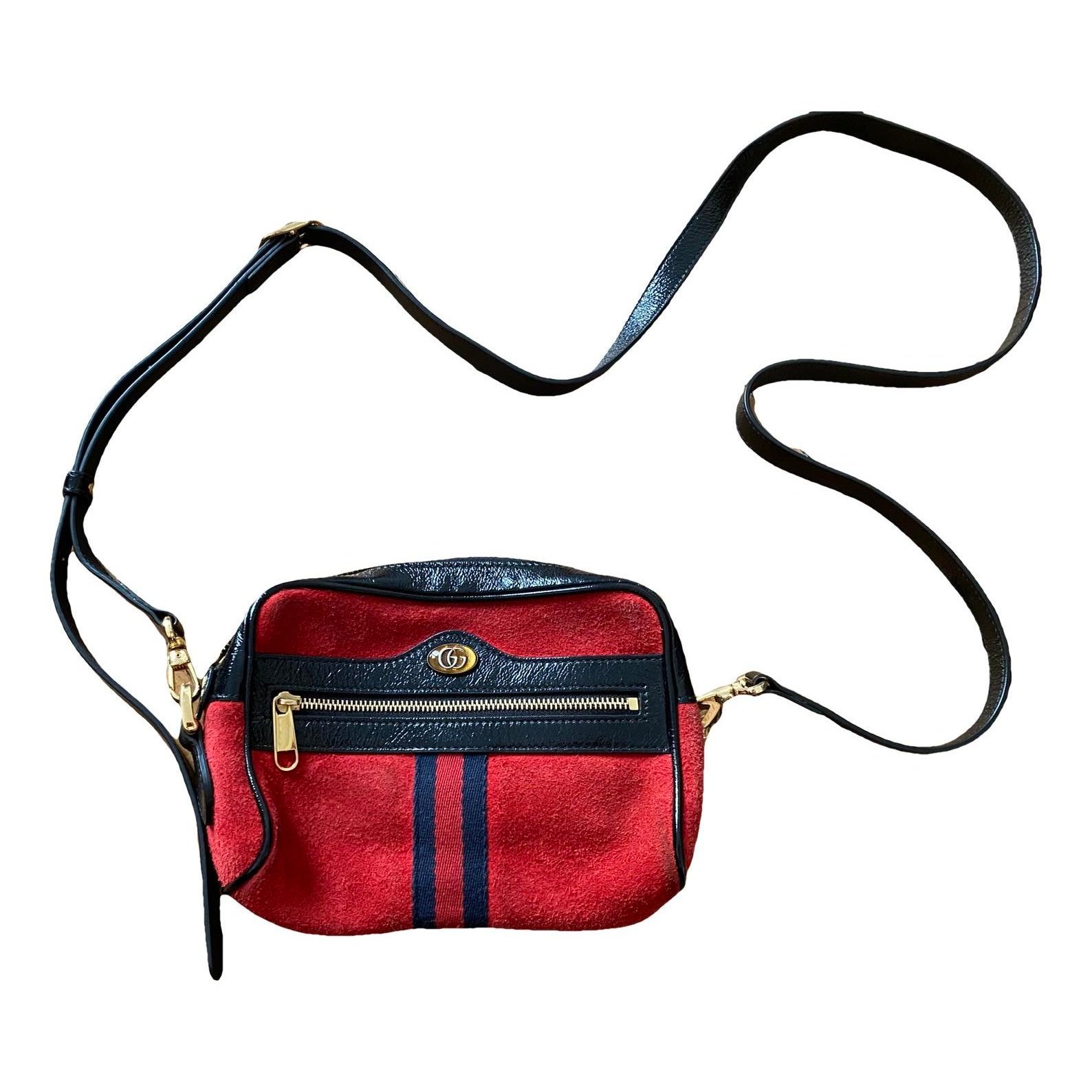 Ophidia leather crossbody bag