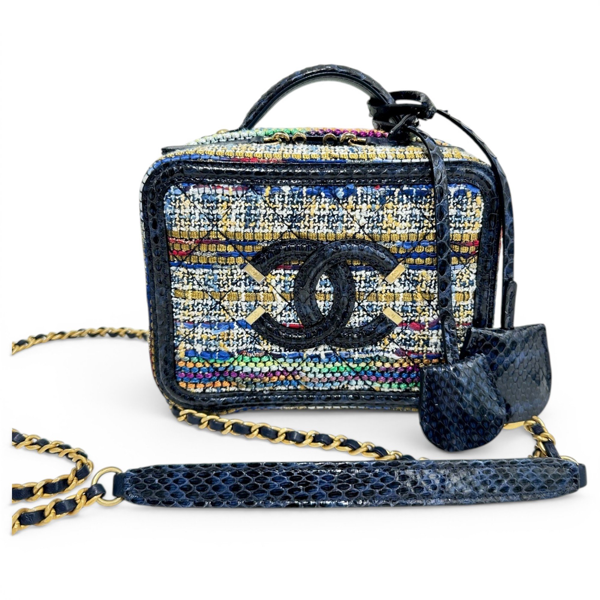 Vanity tweed handbag