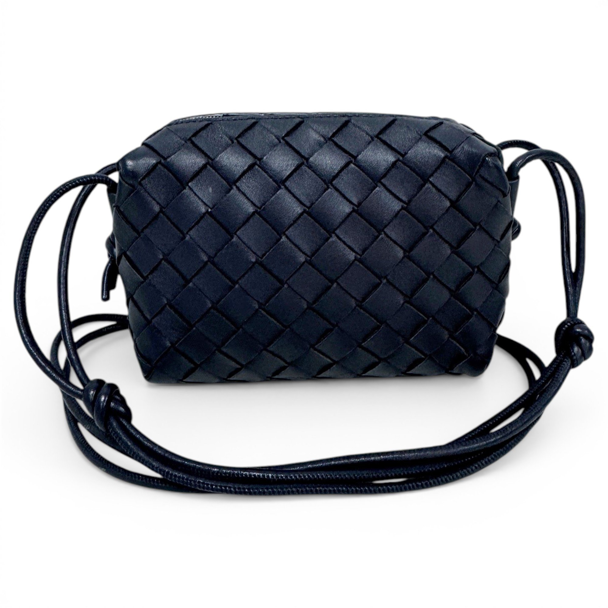 Loop leather crossbody bag