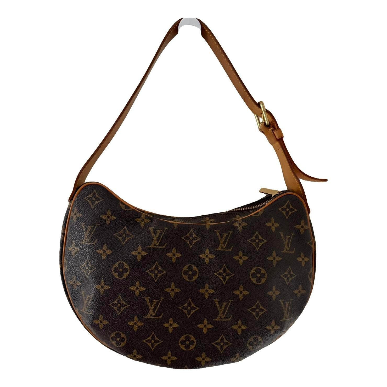 Croissant leather handbag