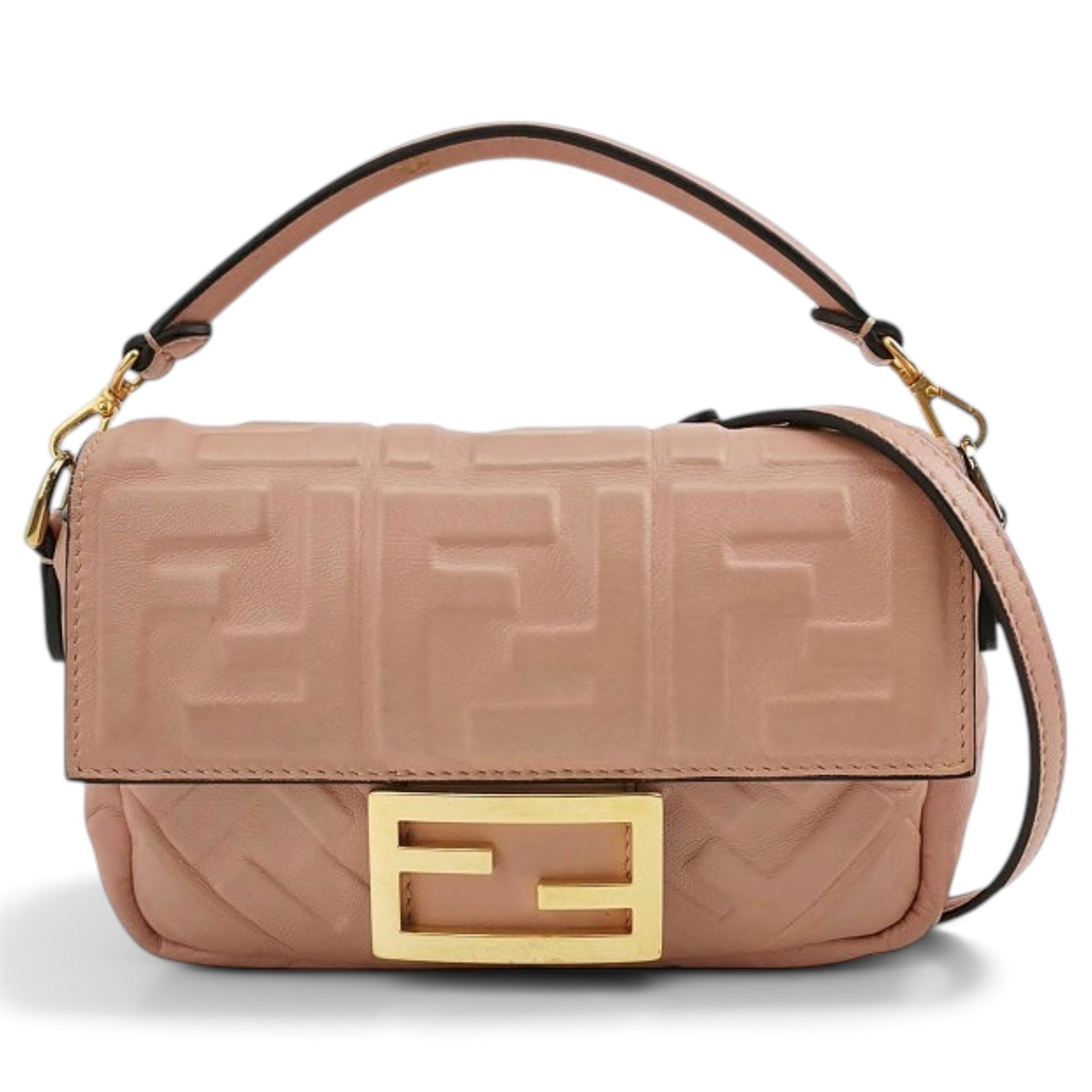 Baguette leather handbag