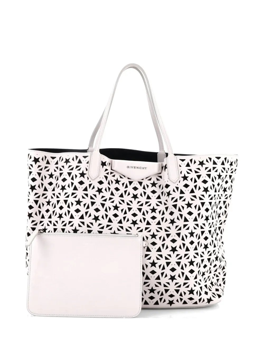 Antigona Shopper Laser Cut Leather Large tote bag