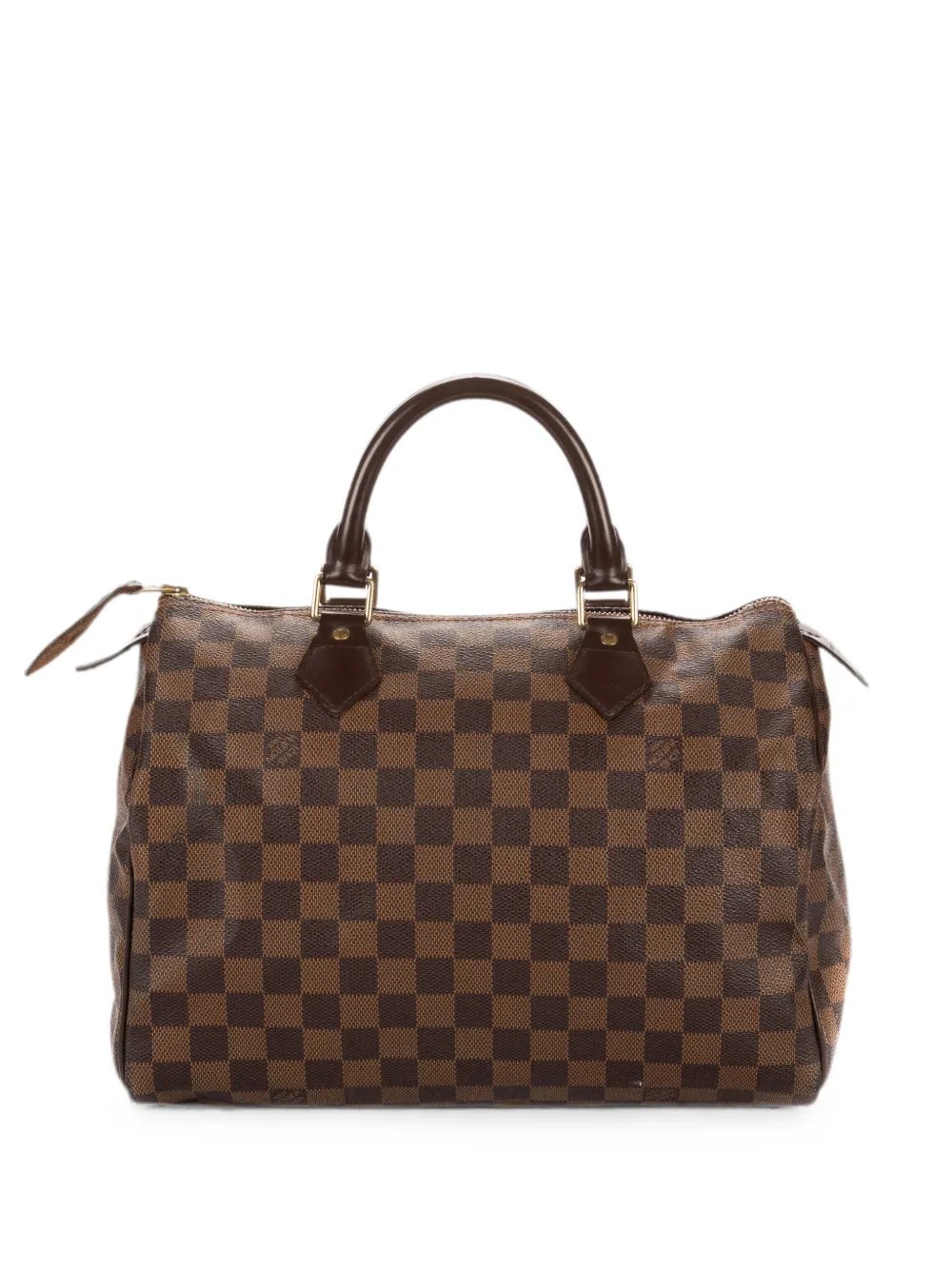 30 Speedy Damier Ebène canvas handbag