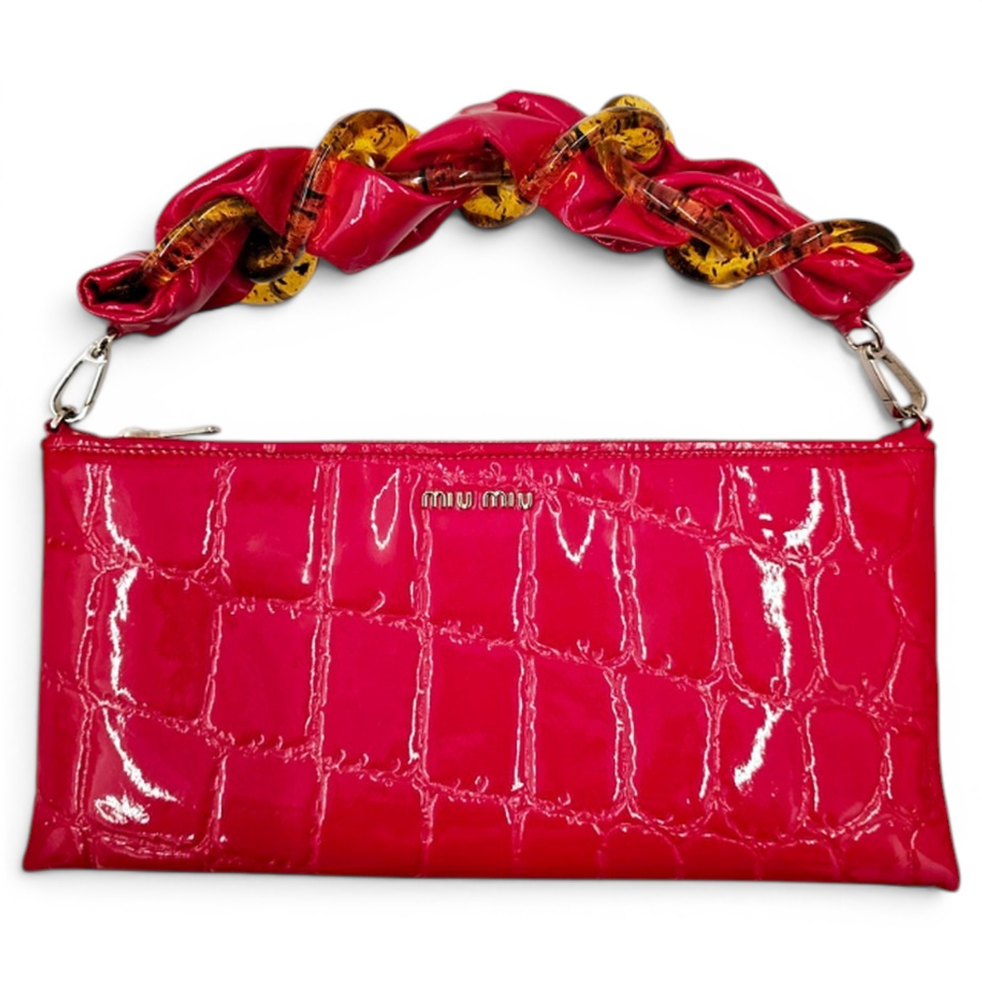 Patent leather tote