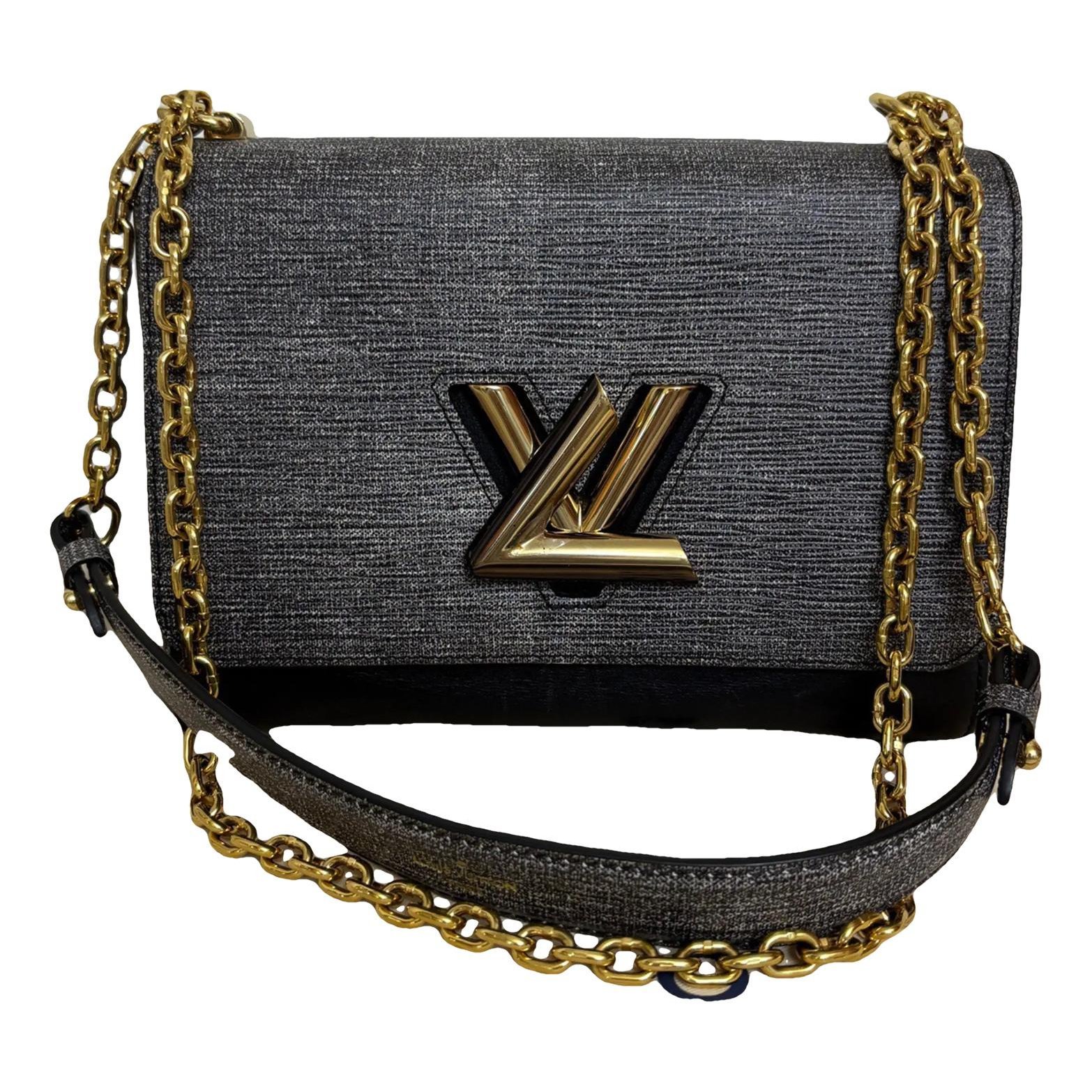 Twist leather handbag
