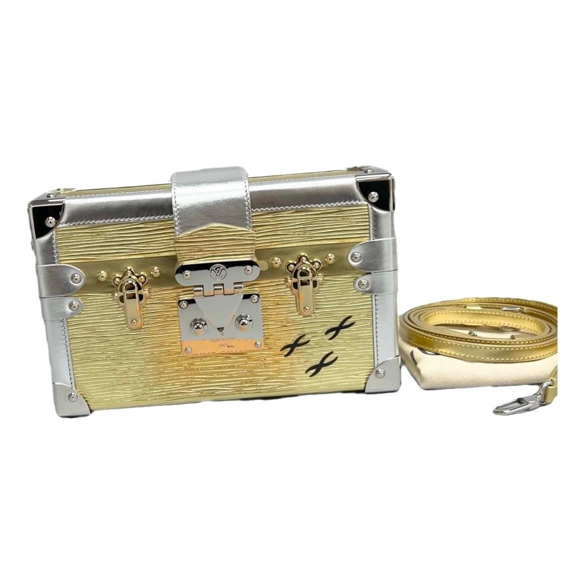 Petite Malle leather handbag