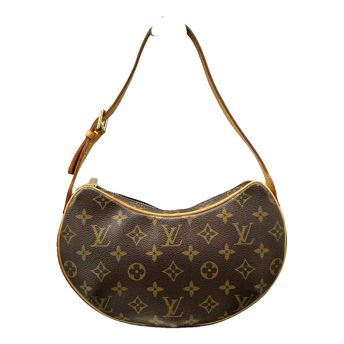 Croissant leather handbag