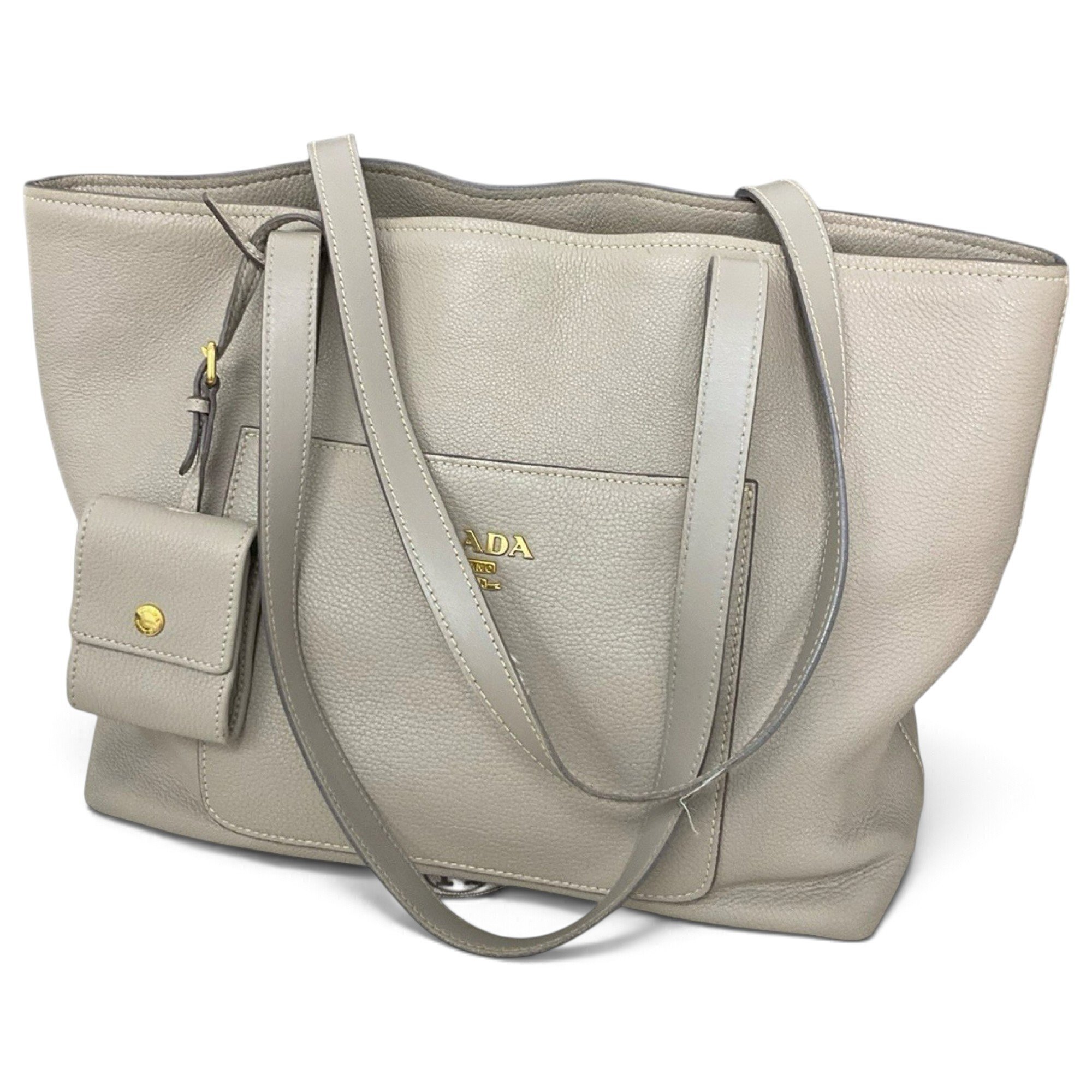 Leather tote