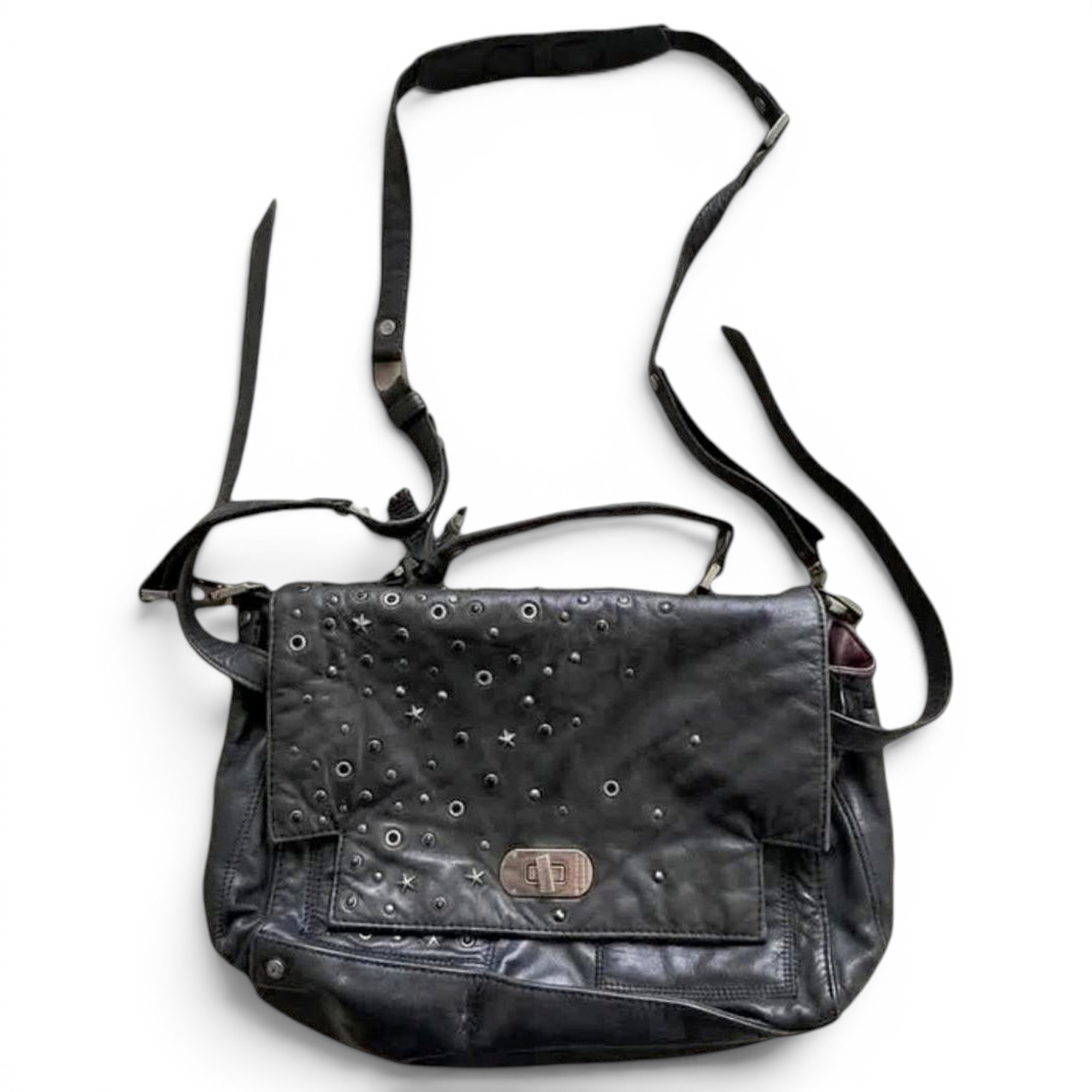 Leather satchel