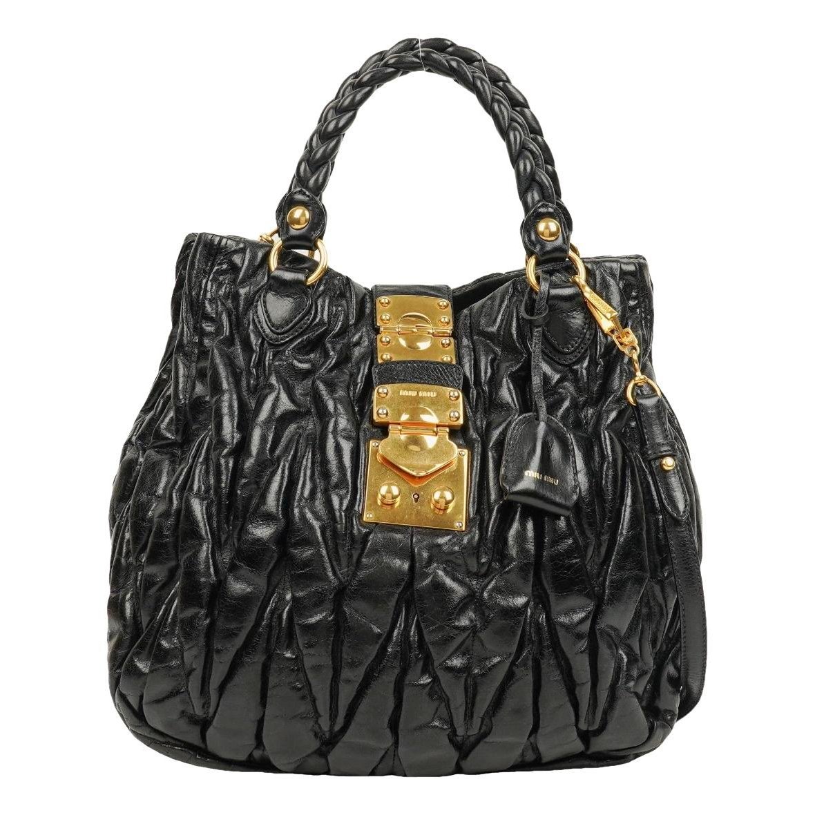 Miu Miu Matelassé leather handbag