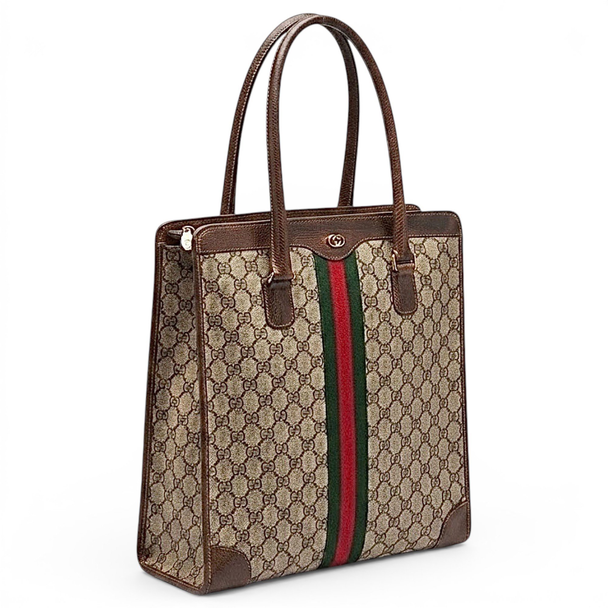 Leather tote