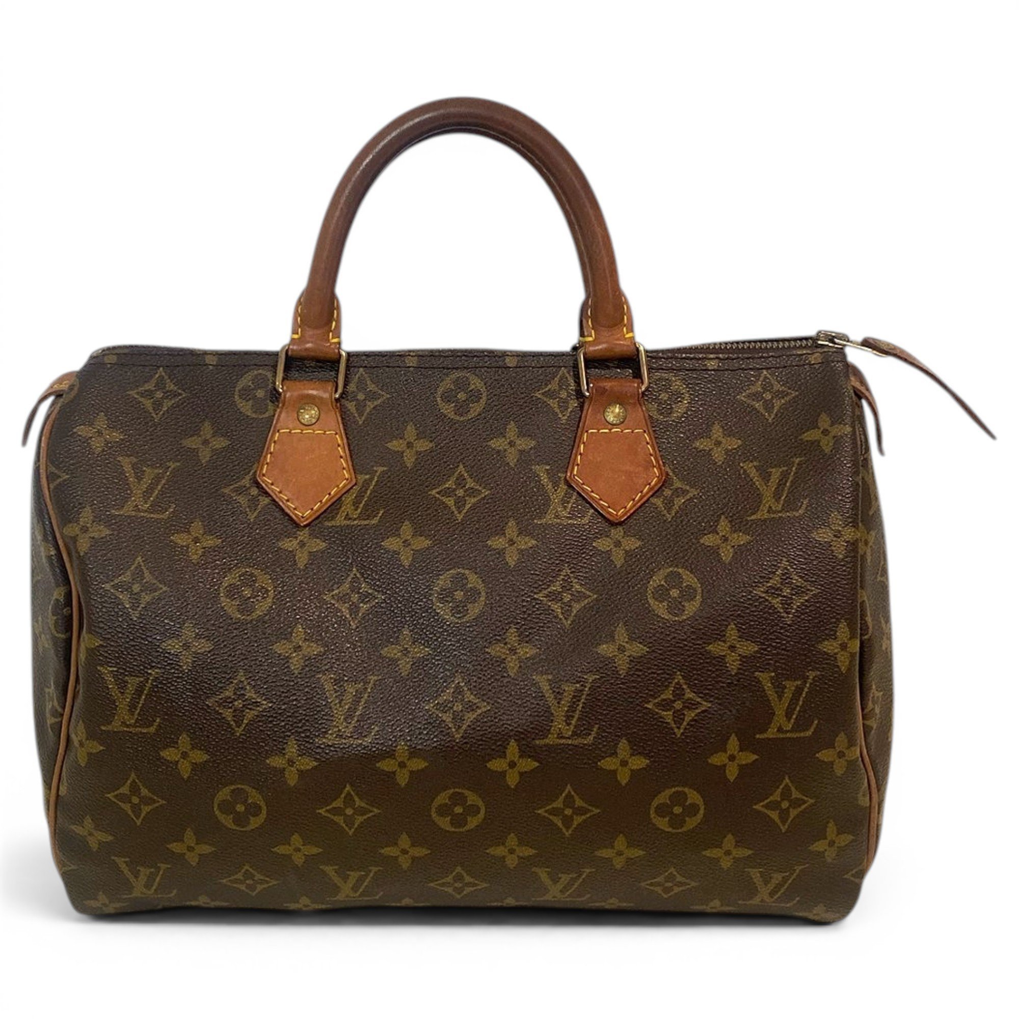 Speedy leather handbag
