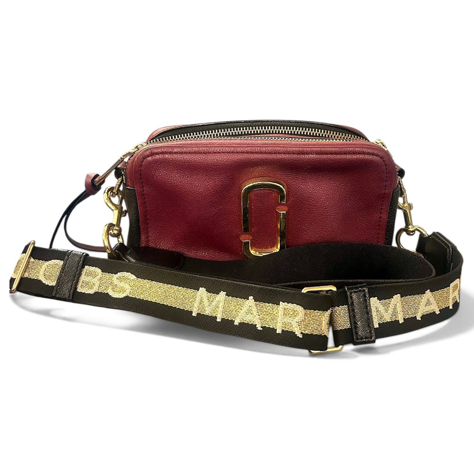 Snapshot leather crossbody bag