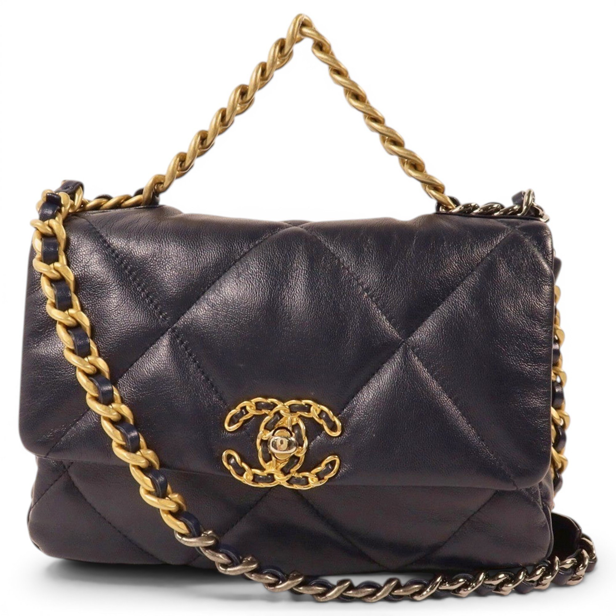 Chanel 19 leather handbag