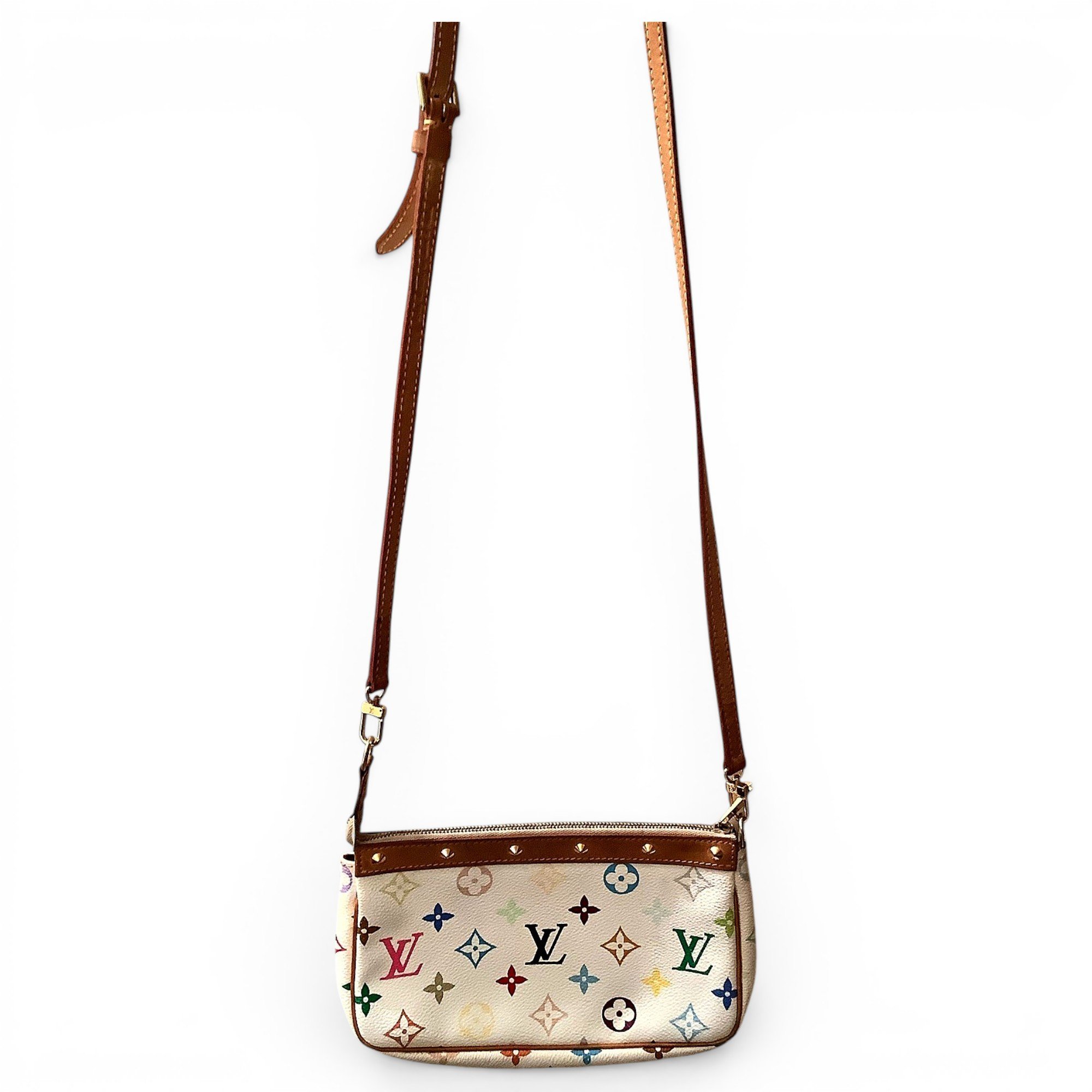 Pochette Accessoire leather crossbody bag