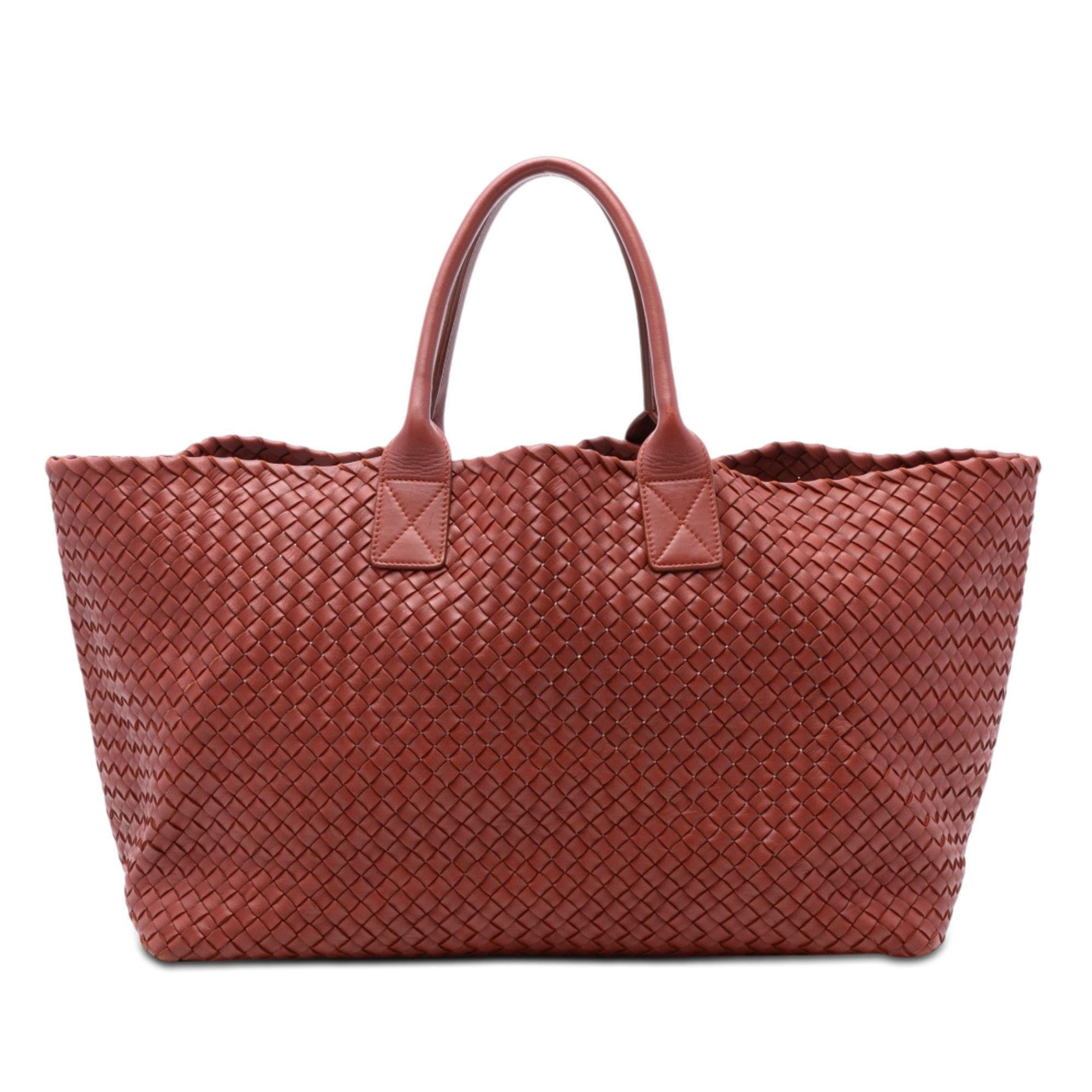 Leather tote