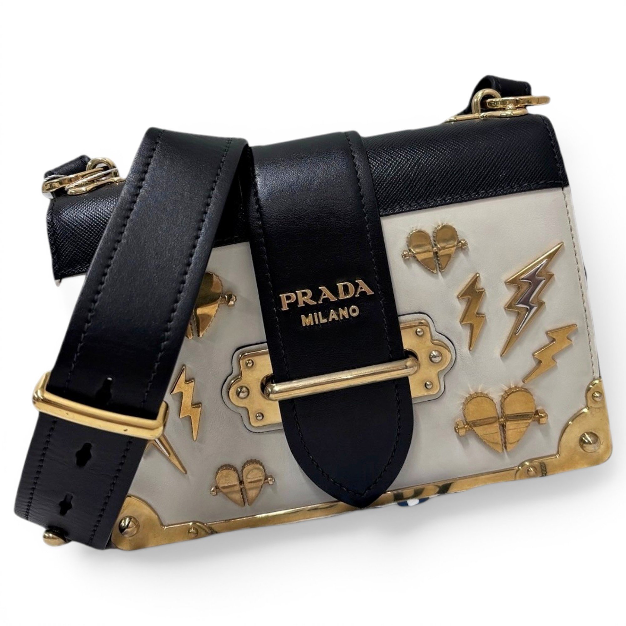 Cahier leather handbag