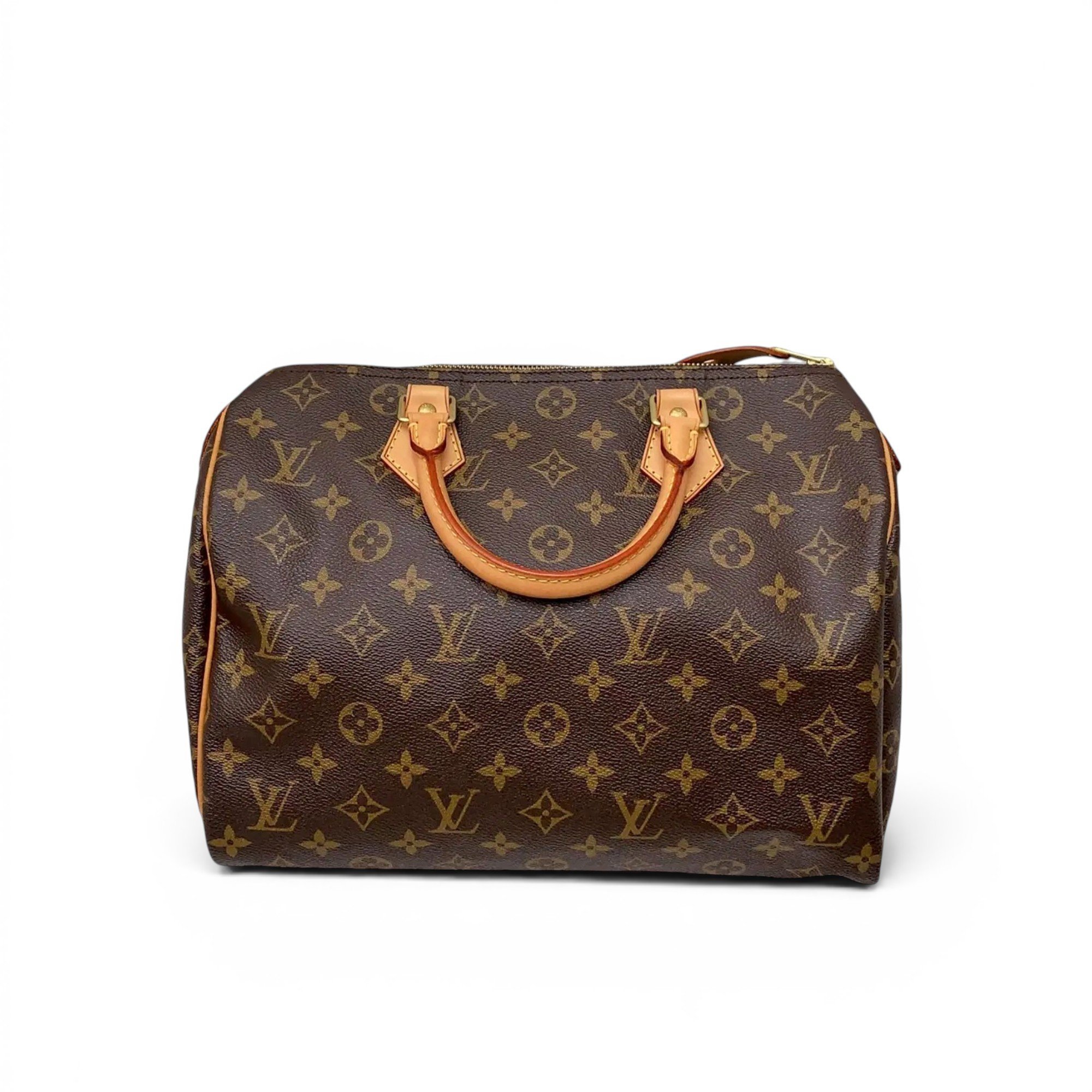 Speedy leather handbag