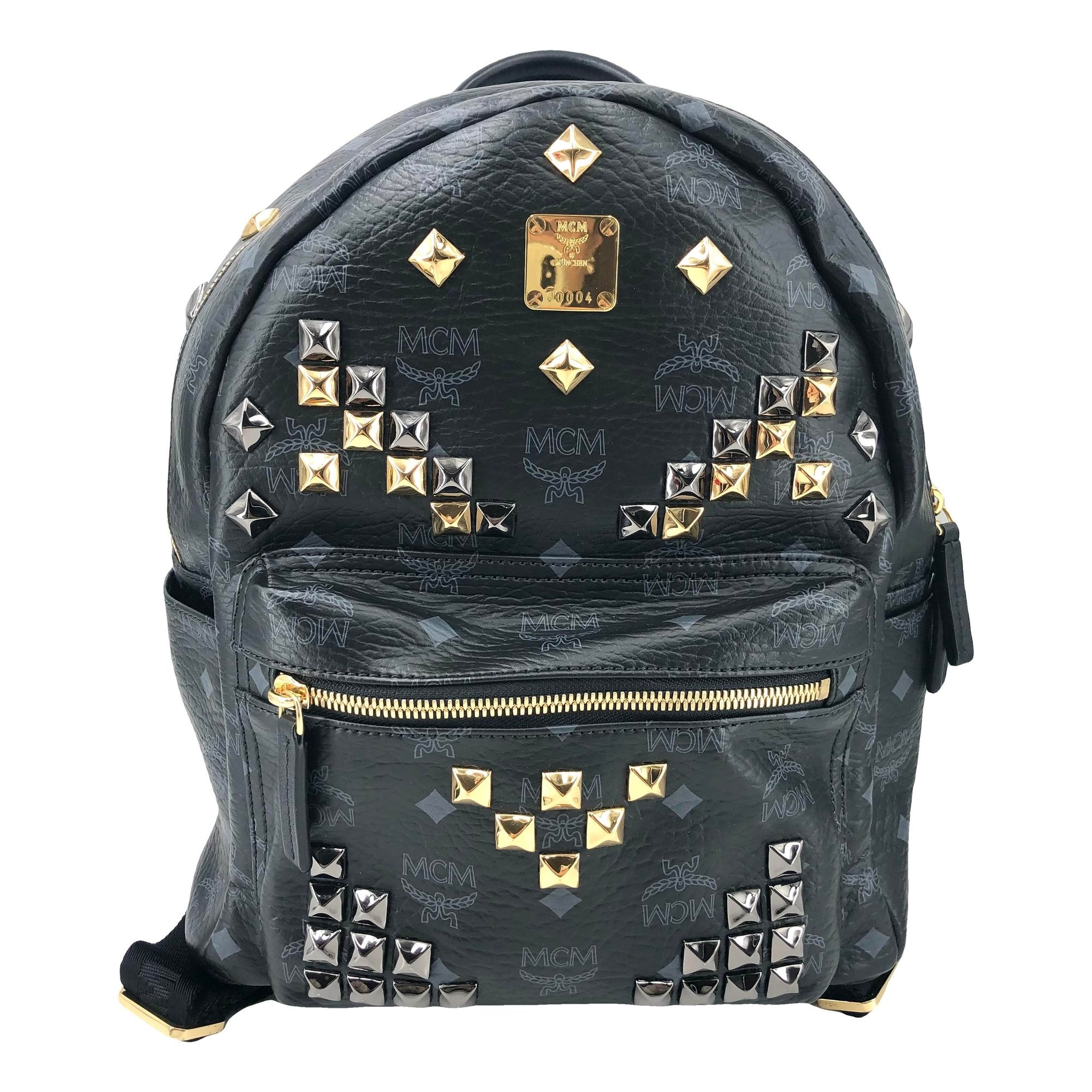 MCM Stark leather backpack