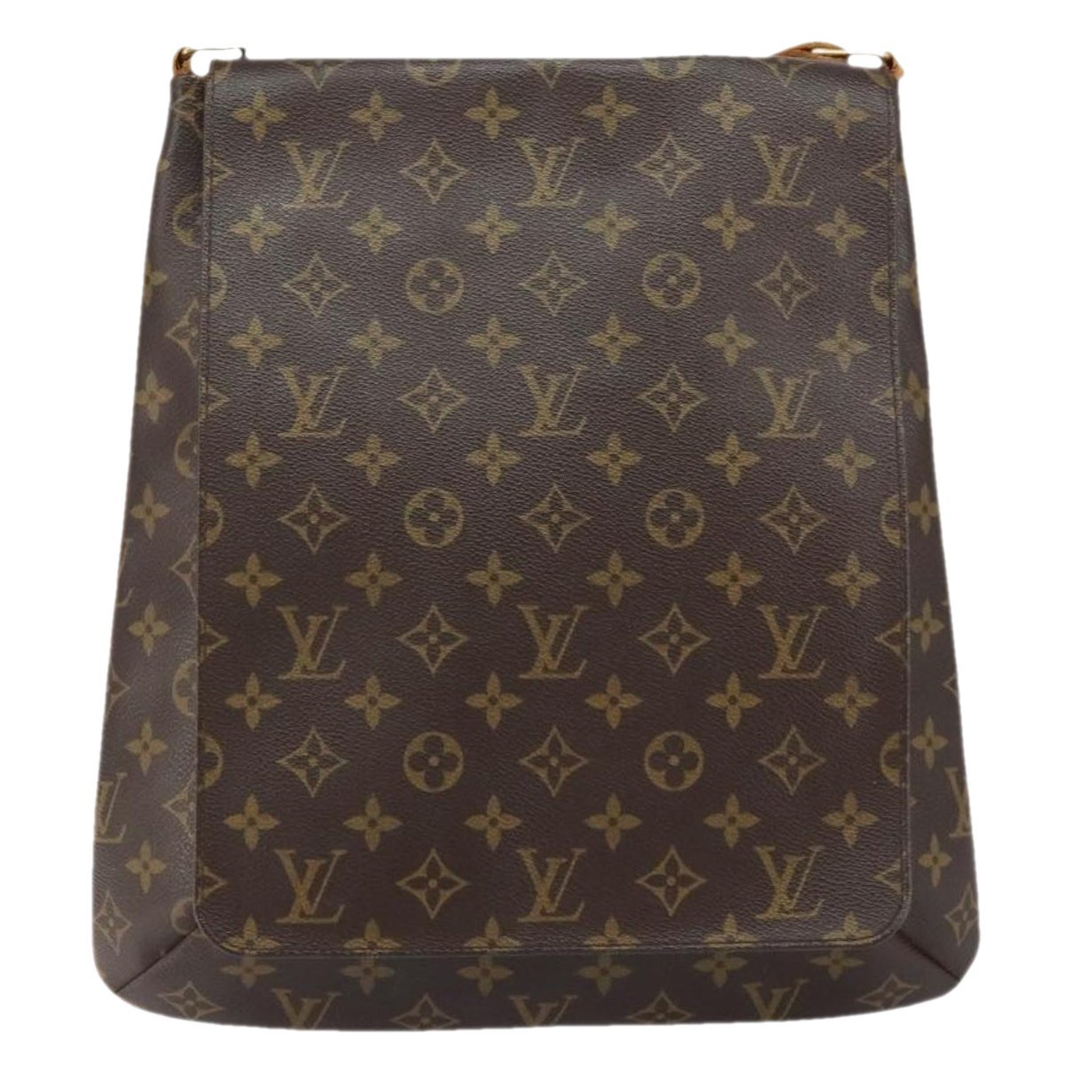 Musette leather handbag