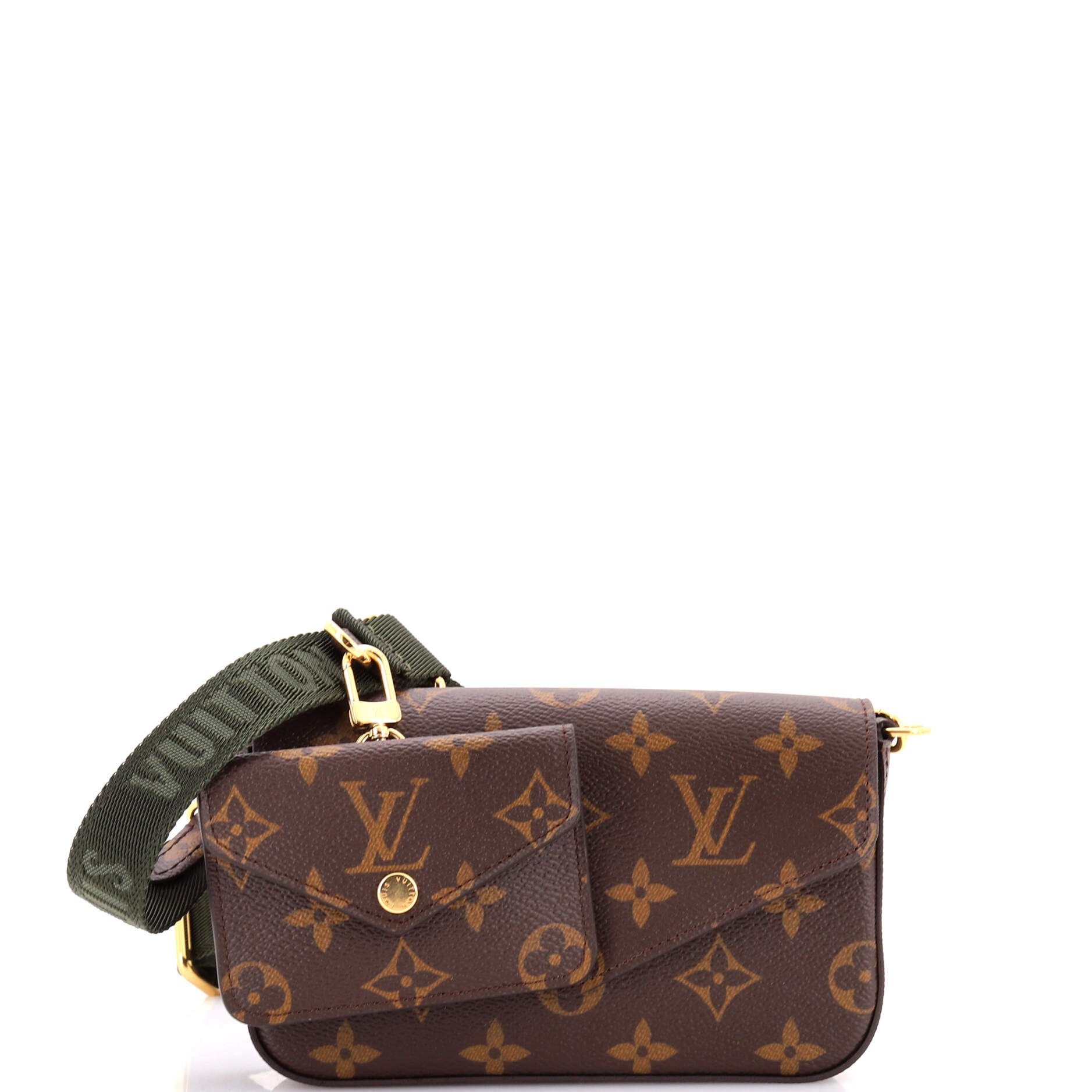Louis Vuitton Felicie Strap &amp; Go Handbag Monogram Canvas