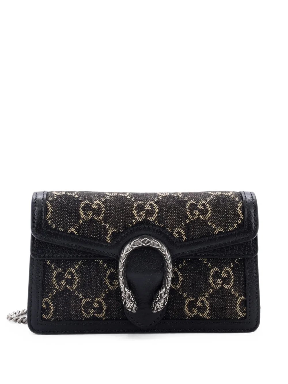 Dionysus Bag GG Denim Super Mini crossbody bag