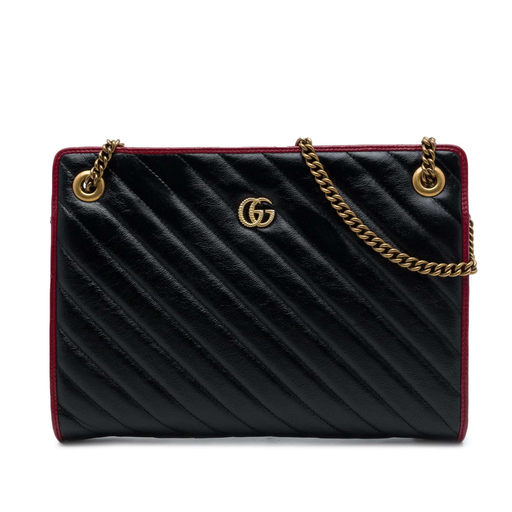 GG Marmont pony-style calfskin handbag