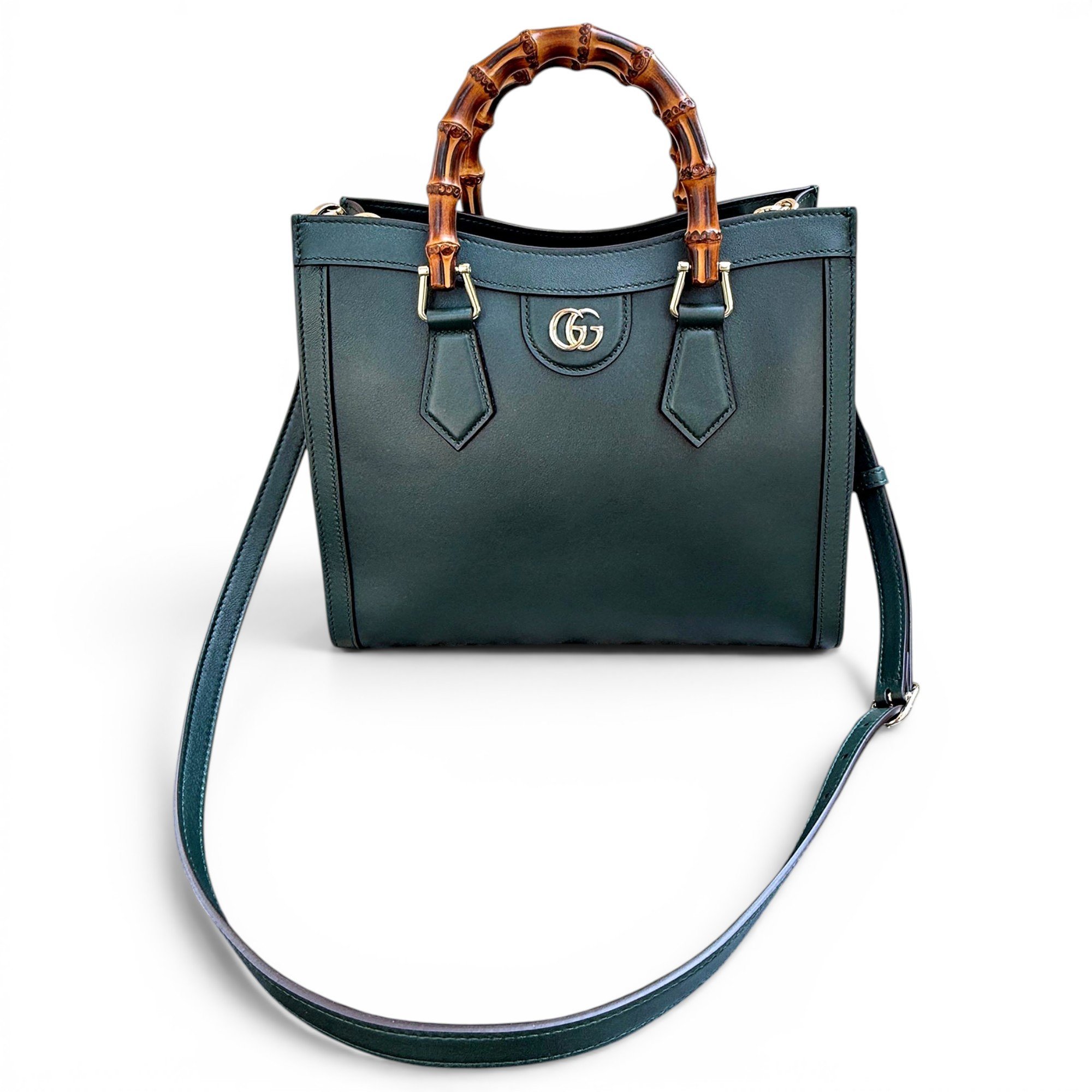 Diana Bamboo leather tote
