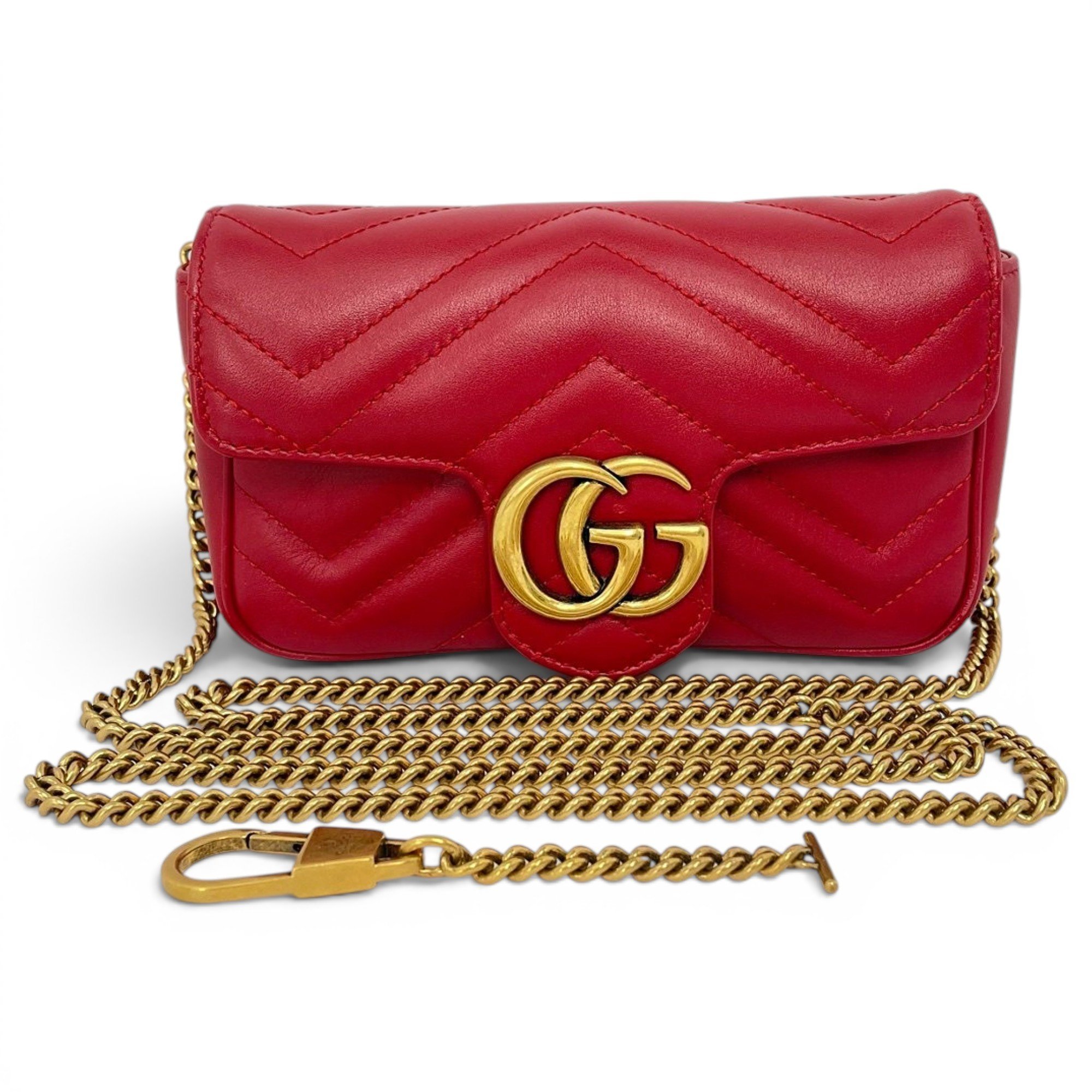 GG Marmont Chain Flap leather handbag