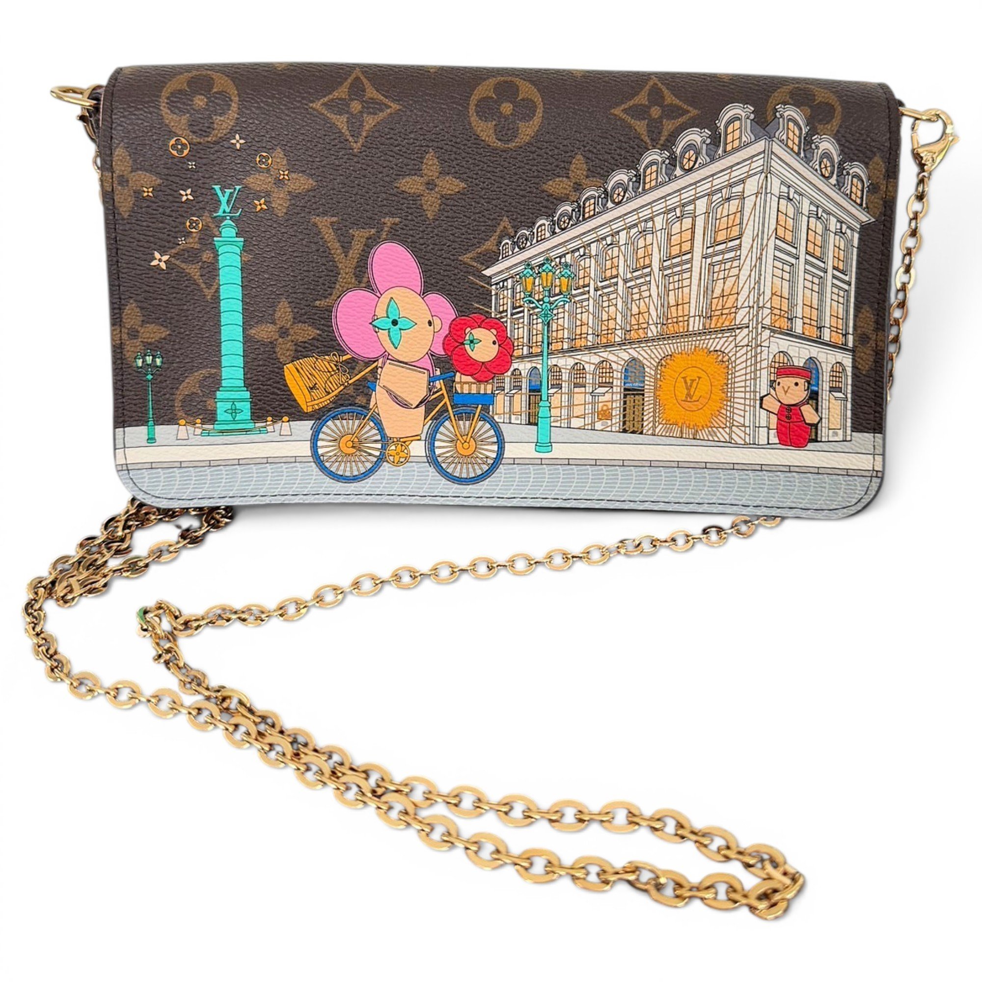 Pochette Accessoire leather crossbody bag