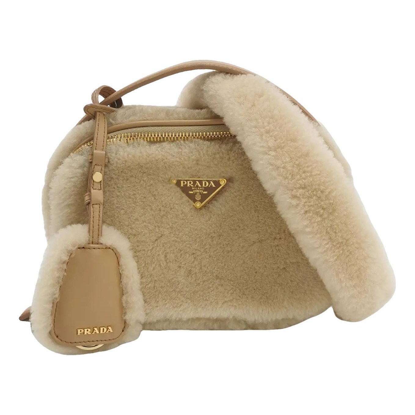 Wool crossbody bag