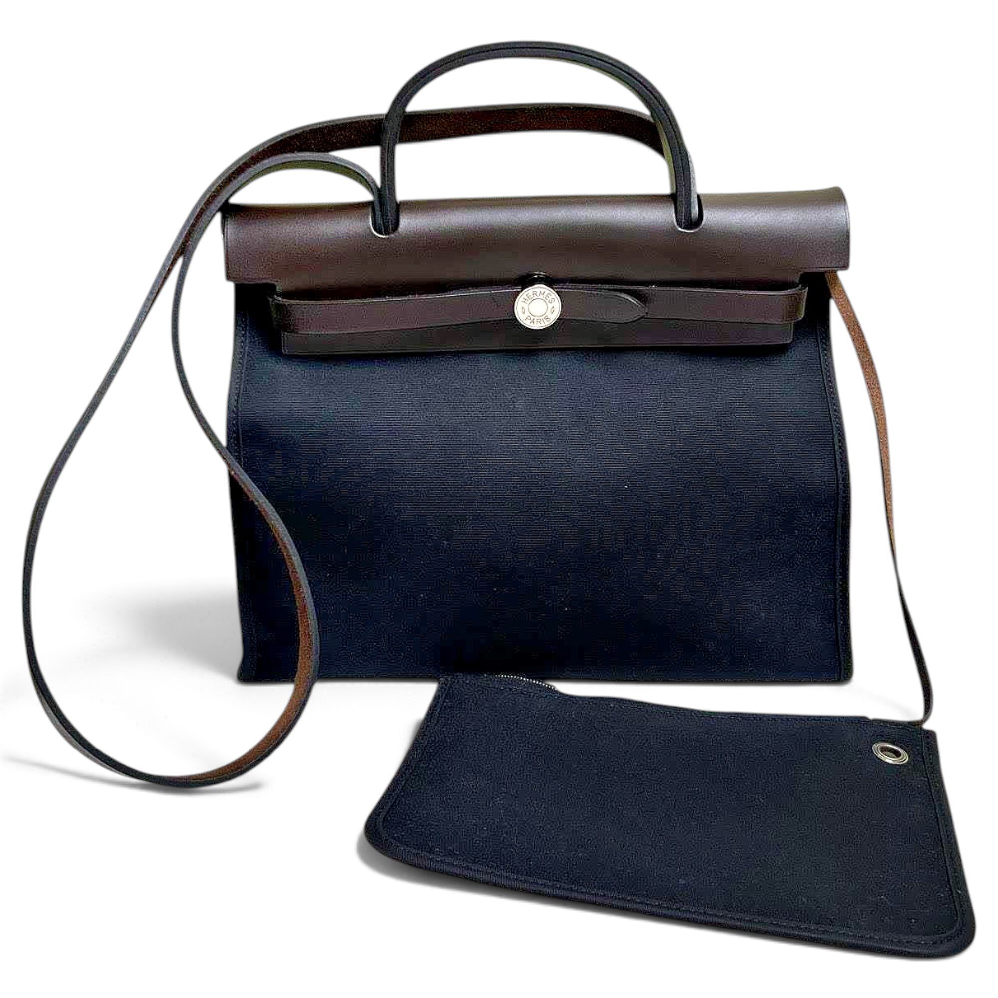 Hermes Herbag Handbag Black