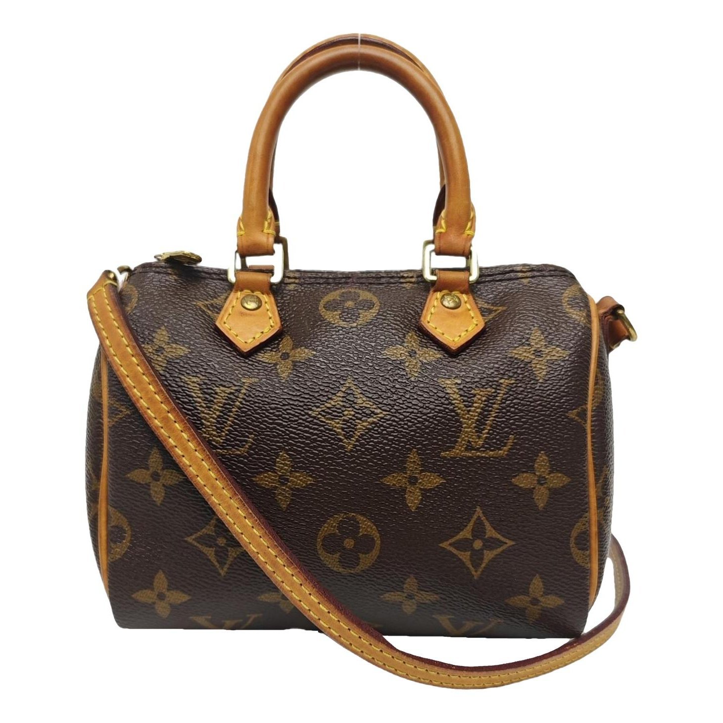 Nano Speedy / Mini HL leather handbag