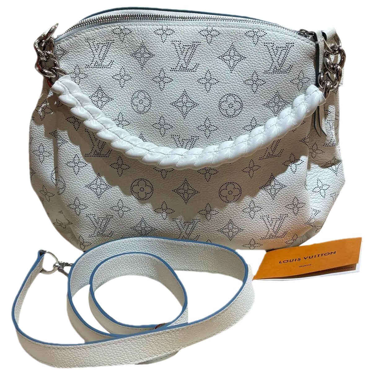 Chaîne Babylone leather handbag