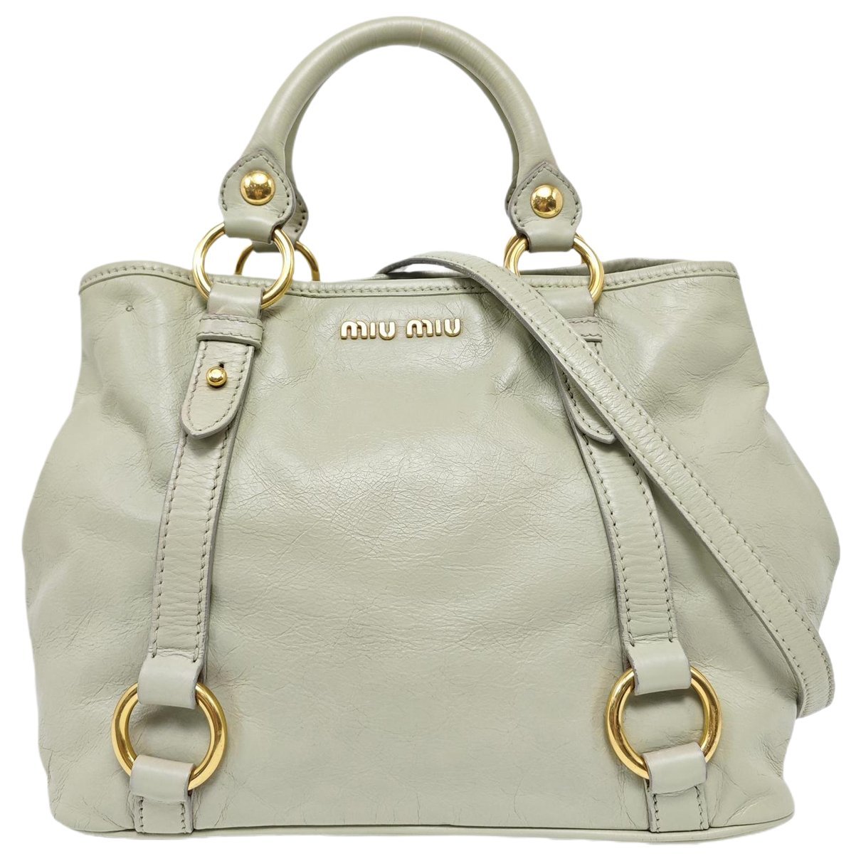 Leather handbag