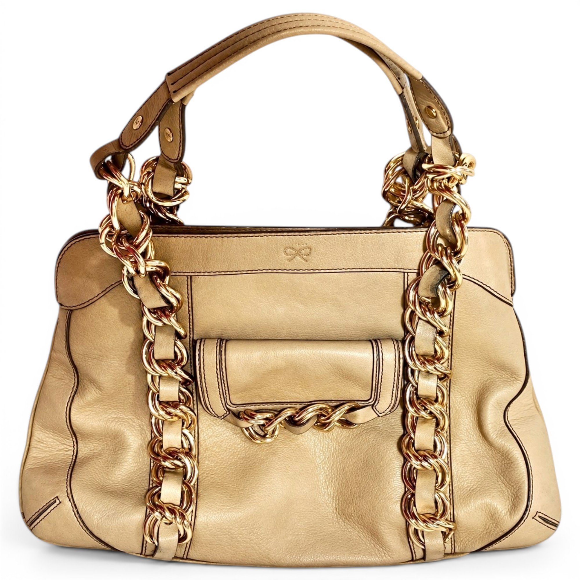 Leather handbag